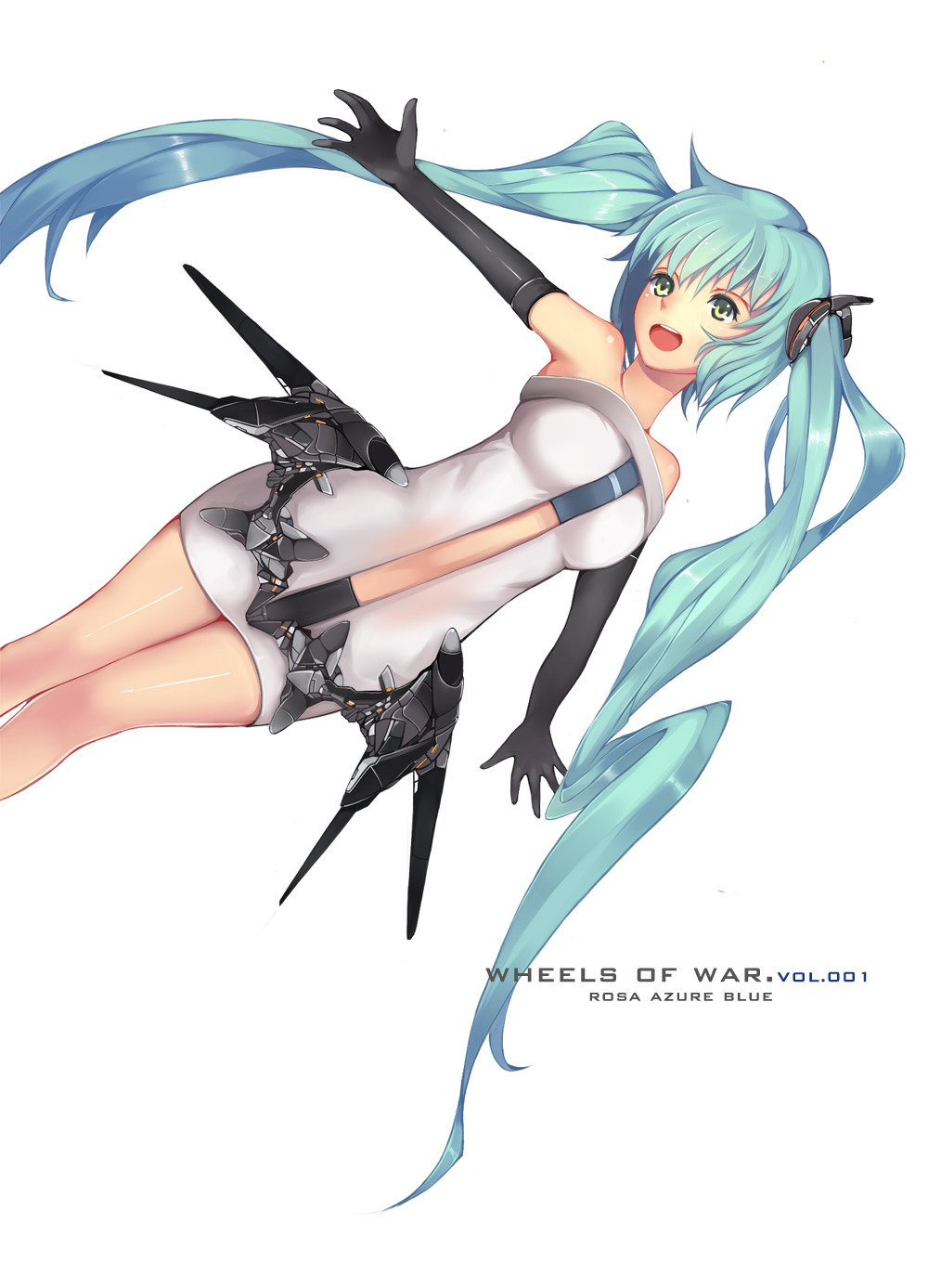 hatsune_miku, miku_append, rosa_azure_blue, vocaloid, vocaloid_append