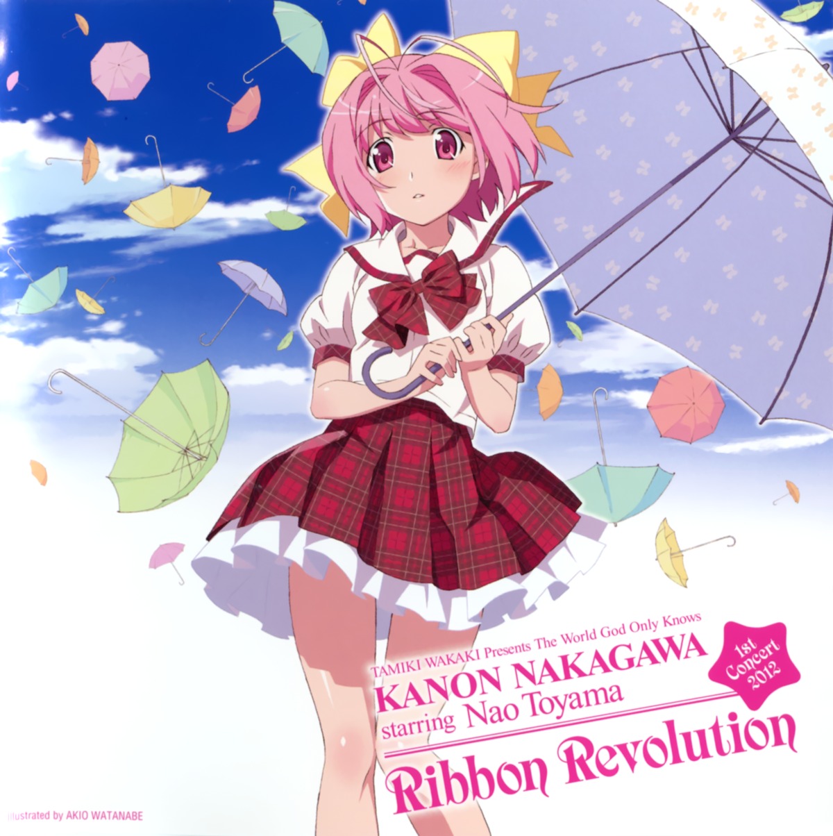 disc_cover, kami_nomi_zo_shiru_sekai, nakagawa_kanon, seifuku, watanabe_akio