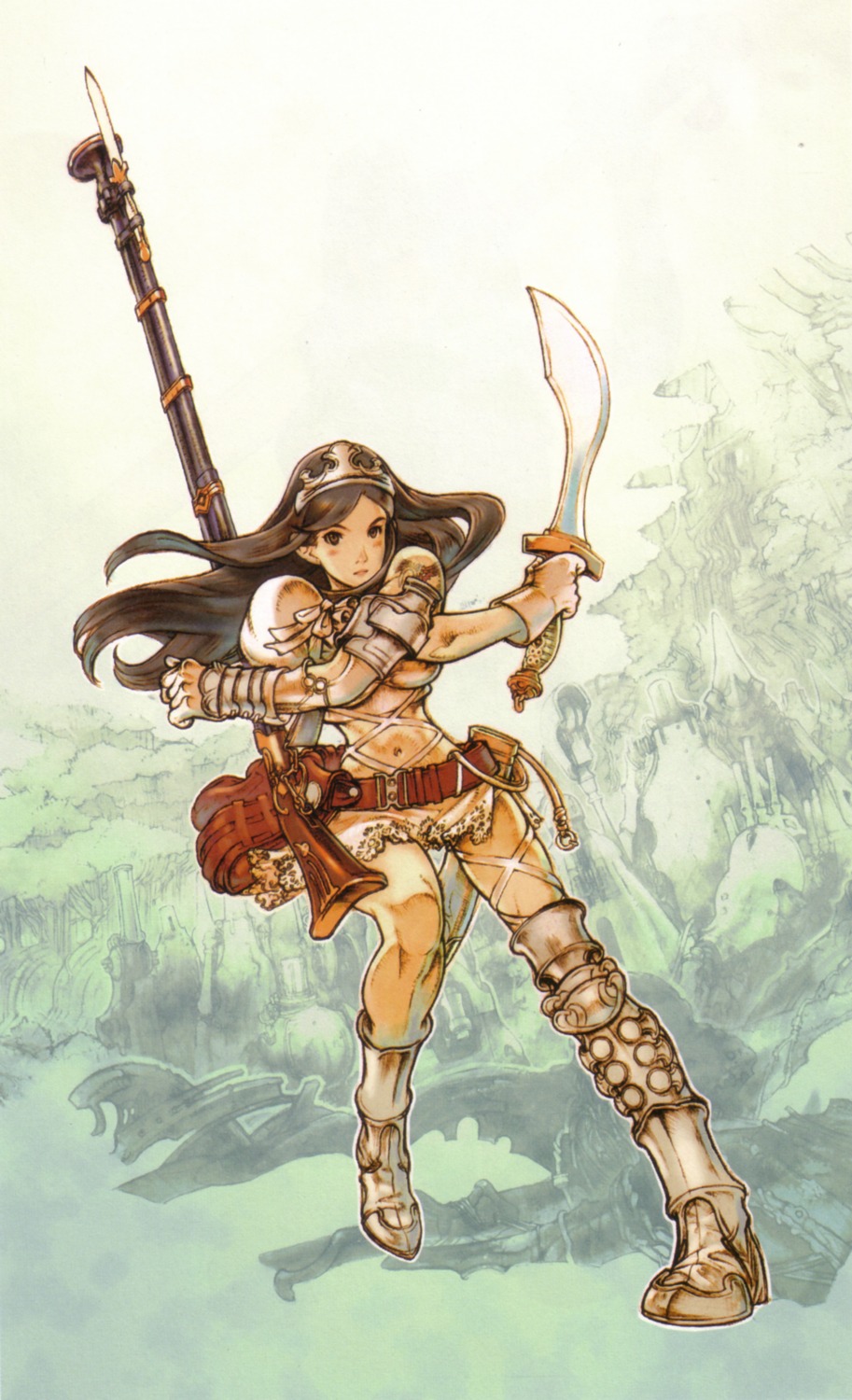 archaic_sealed_heat, armor, gun, sword, tagme