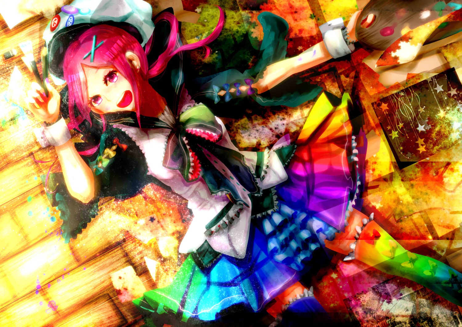 kururi_(pixiv493247), seifuku, thighhighs
