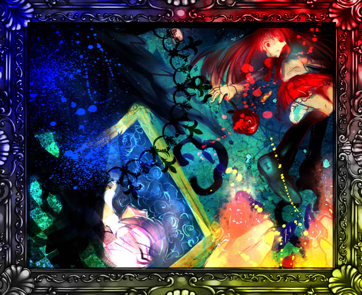 eve_(ib), garry_(ib), ib, kururi_(pixiv493247)