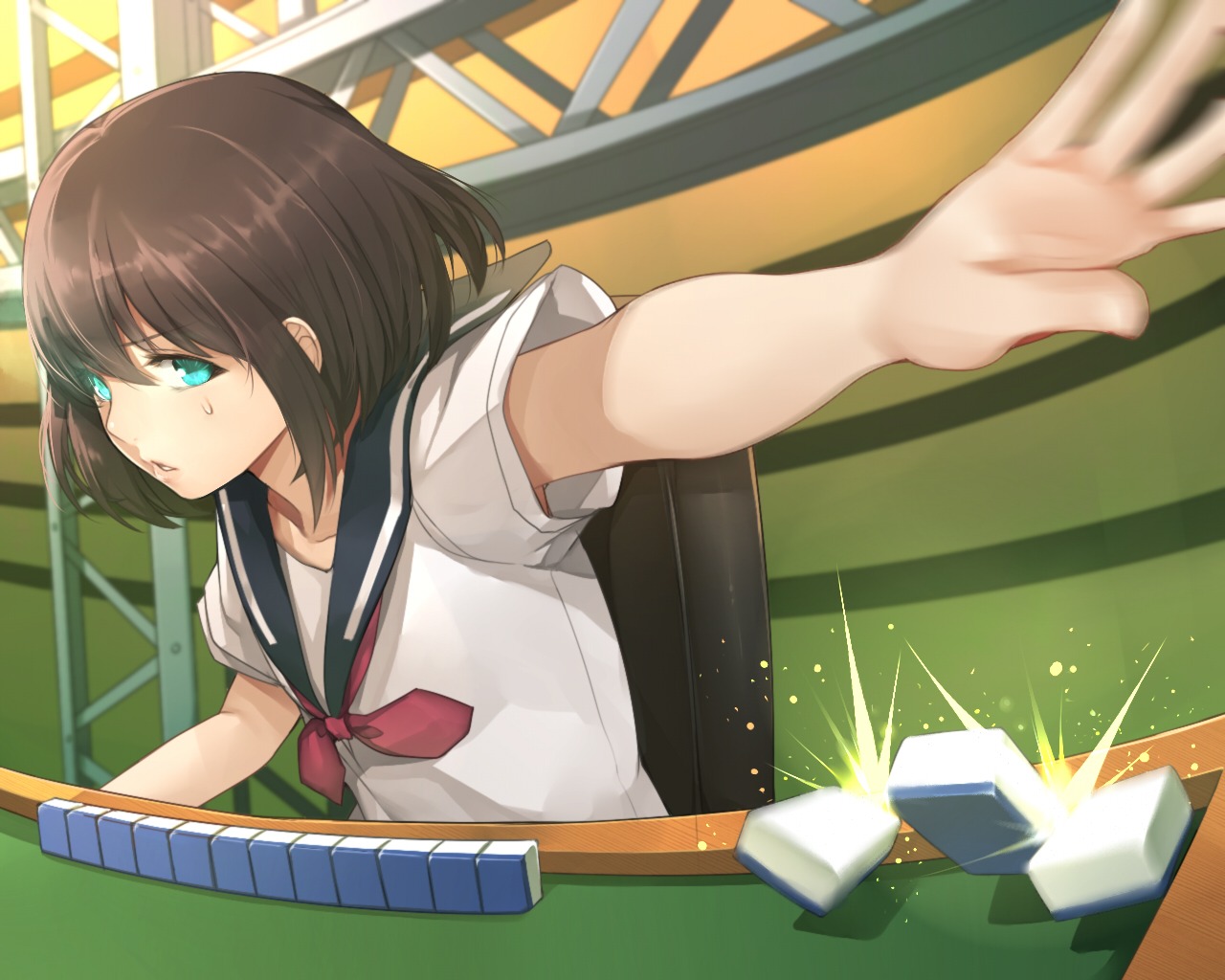 hitoto, onjouji_toki, saki, saki_achiga-hen, seifuku, wallpaper