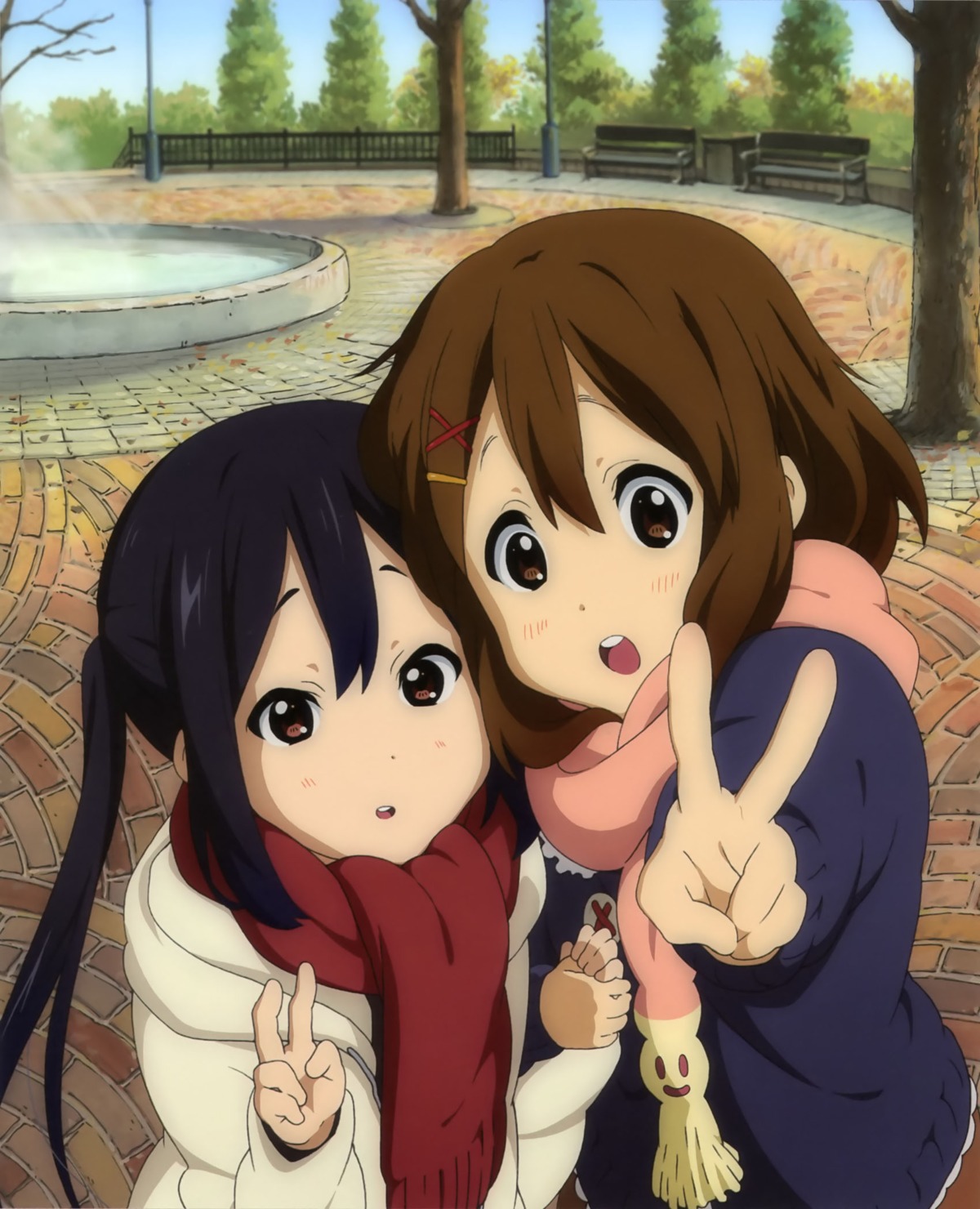 hikiyama_kayo, hirasawa_yui, k-on!, nakano_azusa
