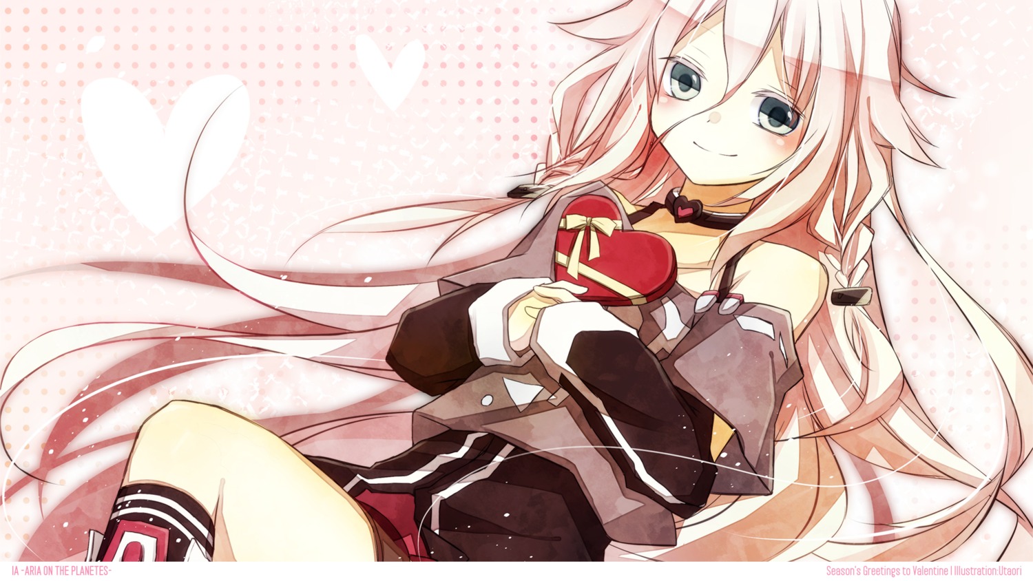 ia_(vocaloid), utaori, valentine, vocaloid, wallpaper