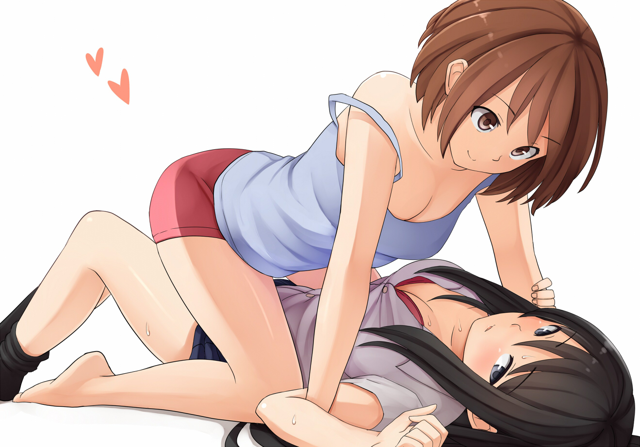 bra, cleavage, pinkwaters, yuri