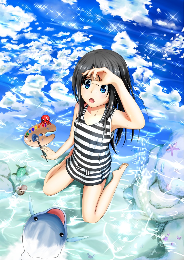 sora_freebird, swimsuits