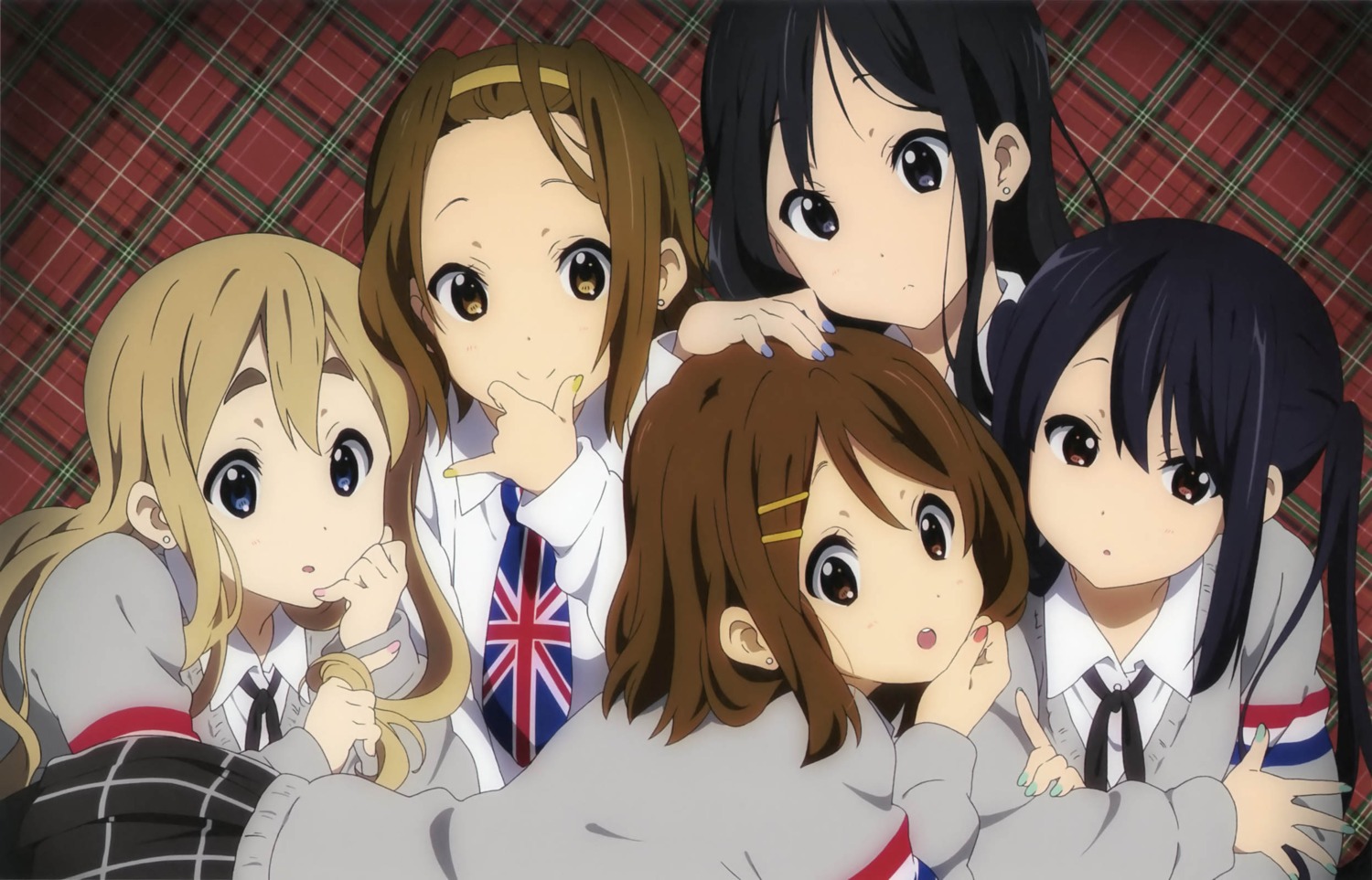 akiyama_mio, ass, hikiyama_kayo, hirasawa_yui, k-on!, kotobuki_tsumugi, nakano_azusa, pantyhose, seifuku, sweater, tainaka_ritsu