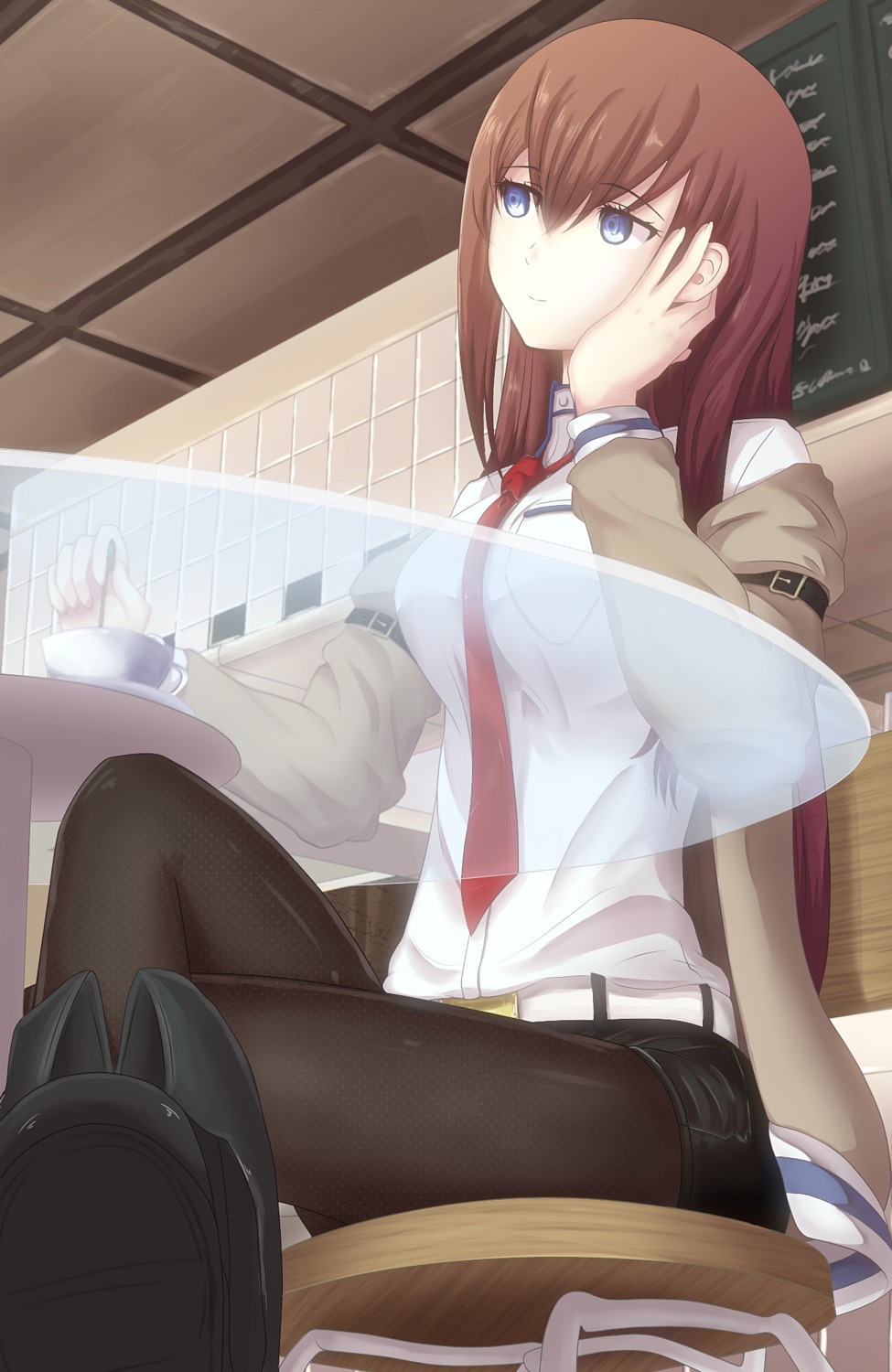 makise_kurisu, steins;gate, tenchou_no_matsumoto
