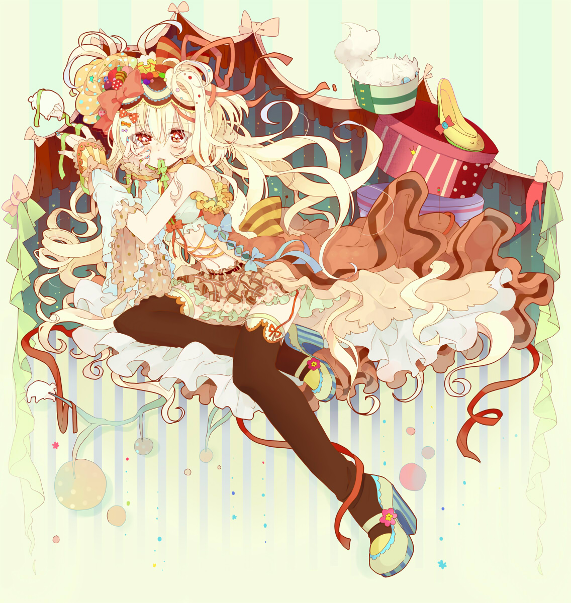 hyerry, stockings, thighhighs
