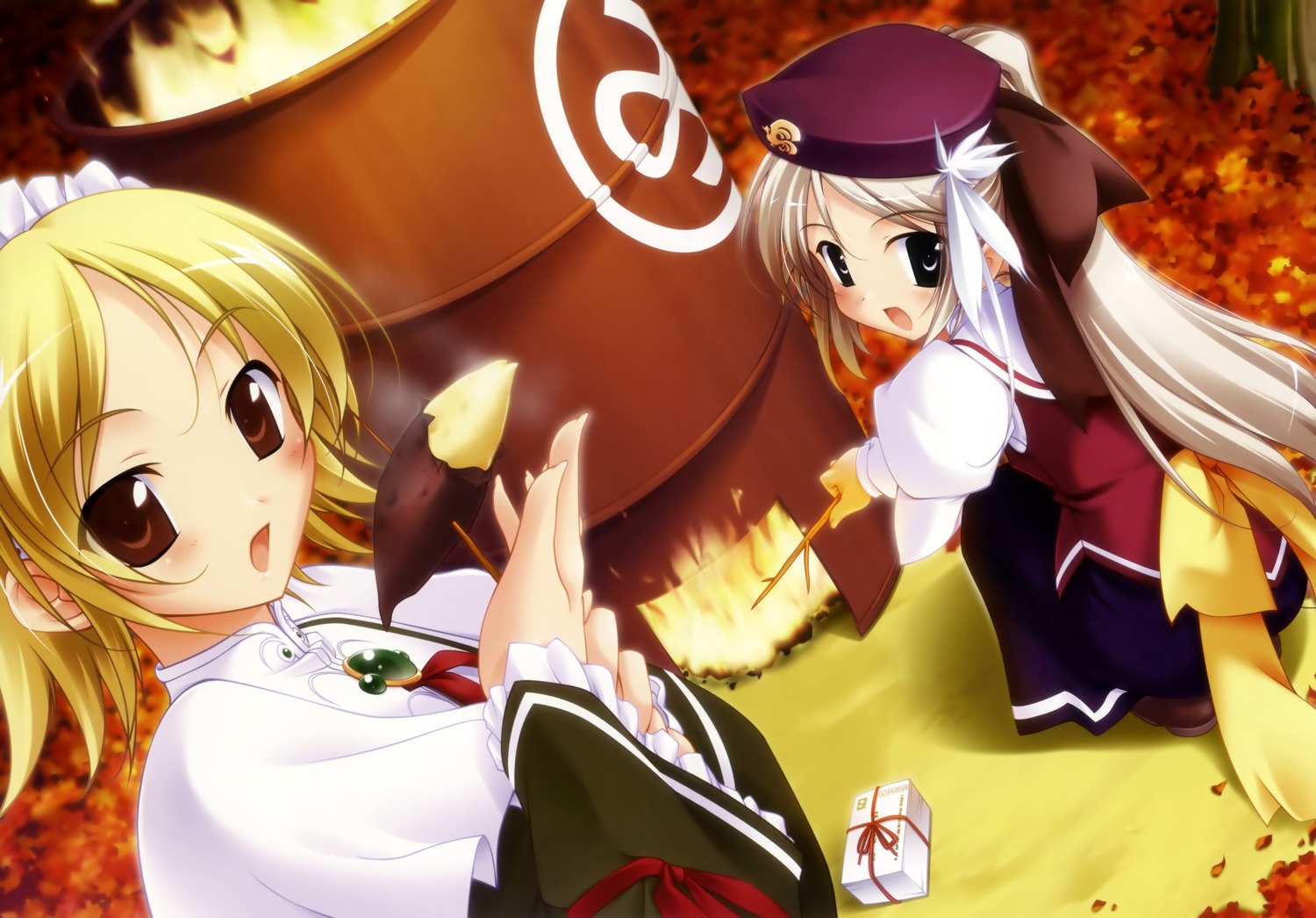fujiwara_warawara, haruka_ni_aogi_uruwashi_no, kazamatsuri_miyabi, riida