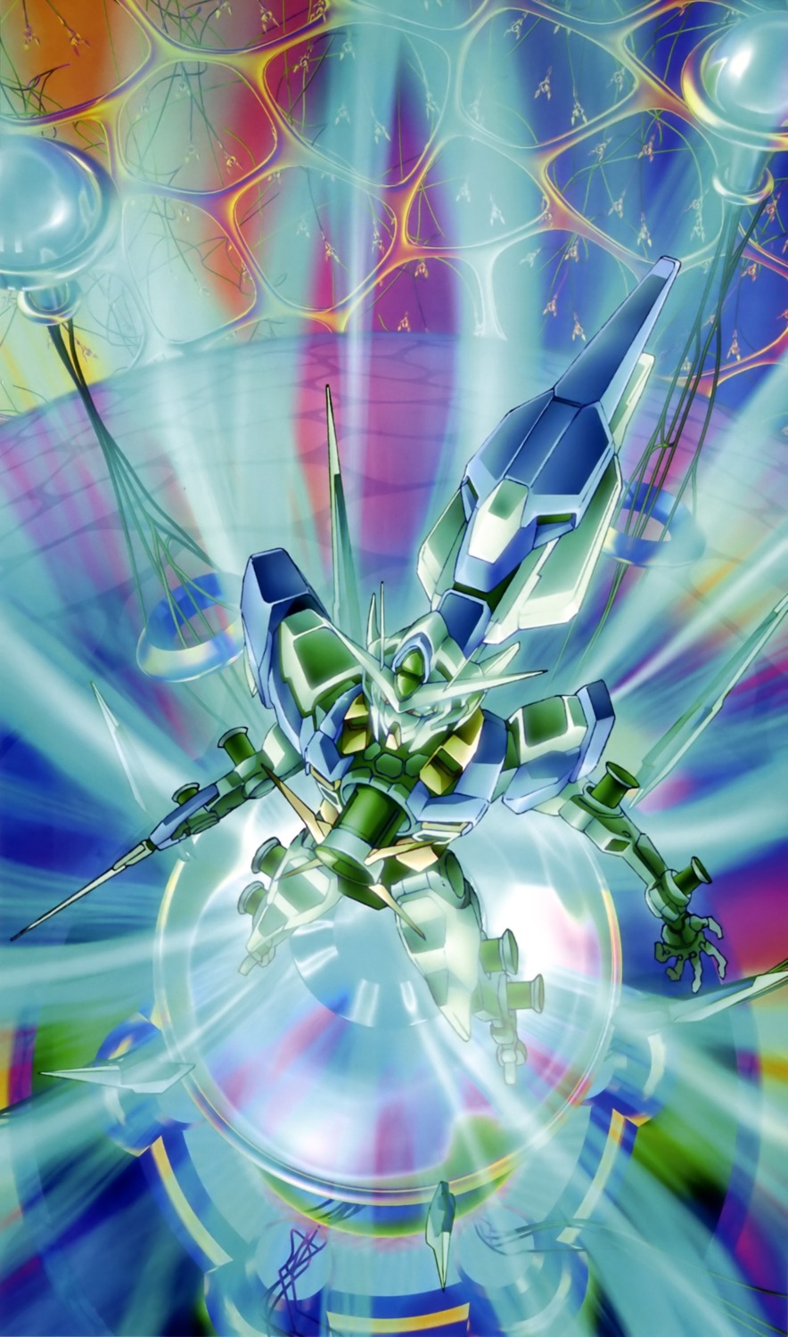 00_qan[t], gundam, gundam_00, gundam_00:_a_wakening_of_the_trailblazer, kim_sejoon, mecha