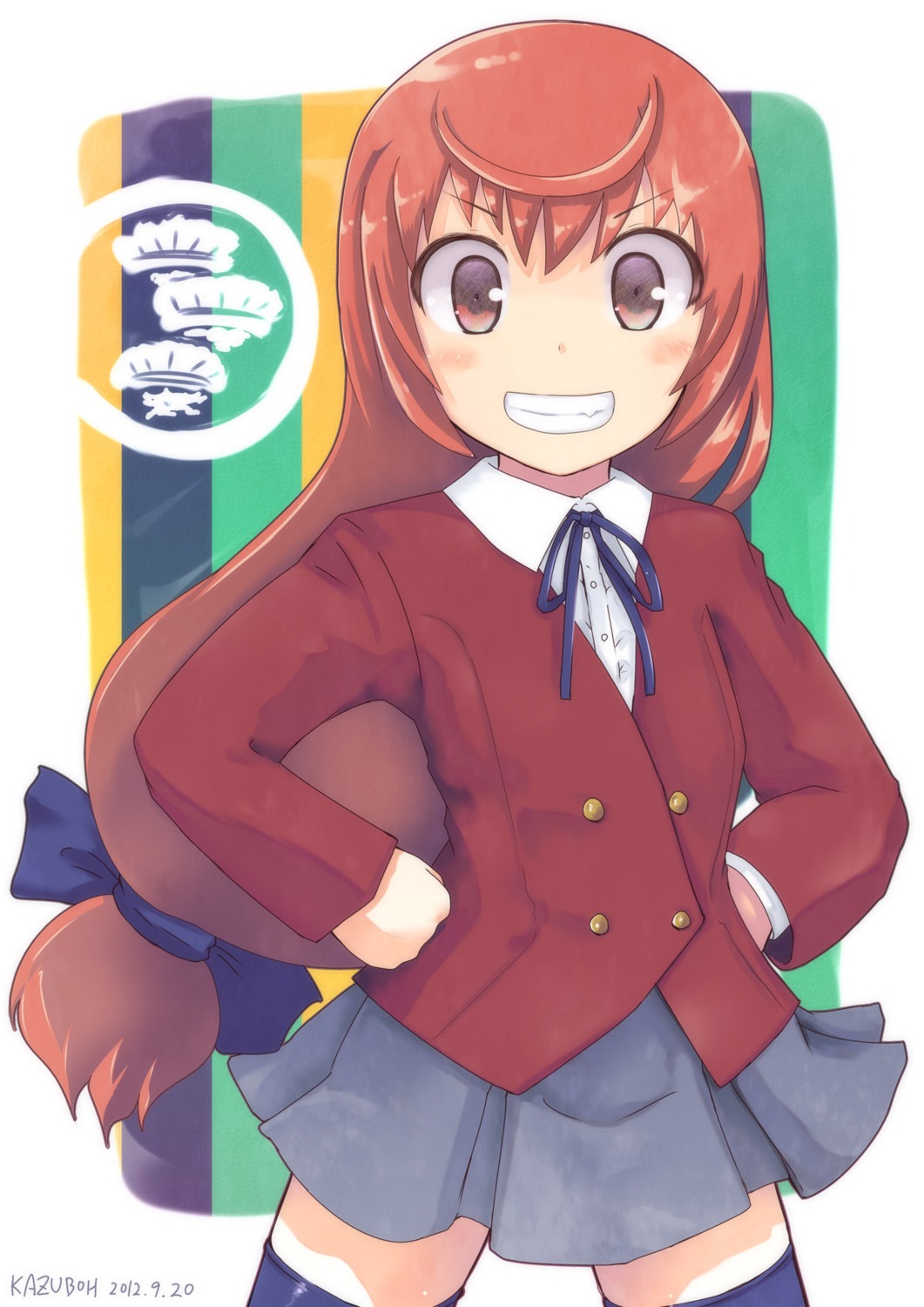 buratei_marii, cosplay, joshiraku, kazuboh, seifuku, thighhighs, toradora!
