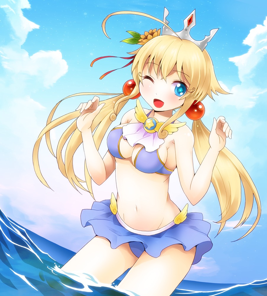 adelaide_grand_marnier, bikini, cleavage, dog_days, michii_yuuki, swimsuits