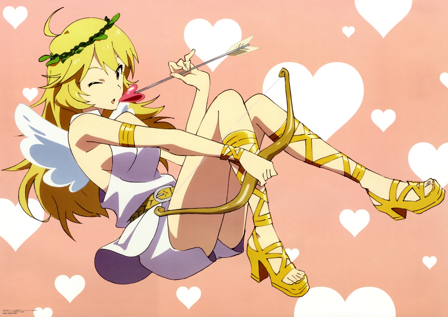 angel, heels, hoshii_miki, the_idolm@ster, uemura_jun, wings