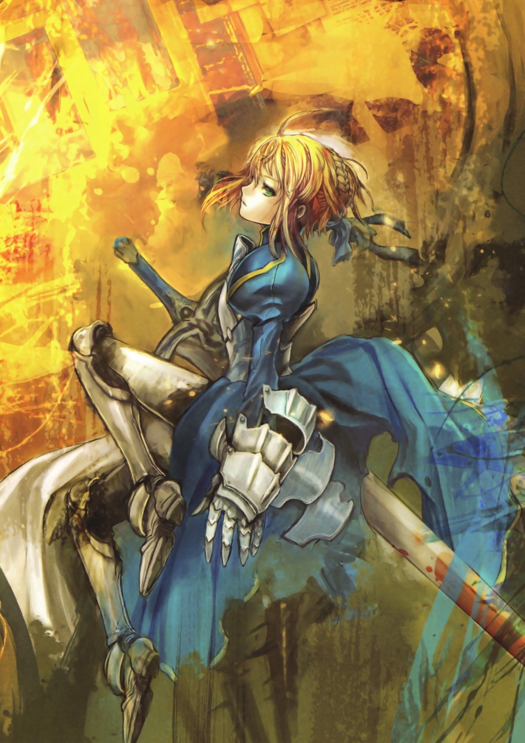 armor, artoria_pendragon_(fate), asai_genji, fate/stay_night, sword, type-moon