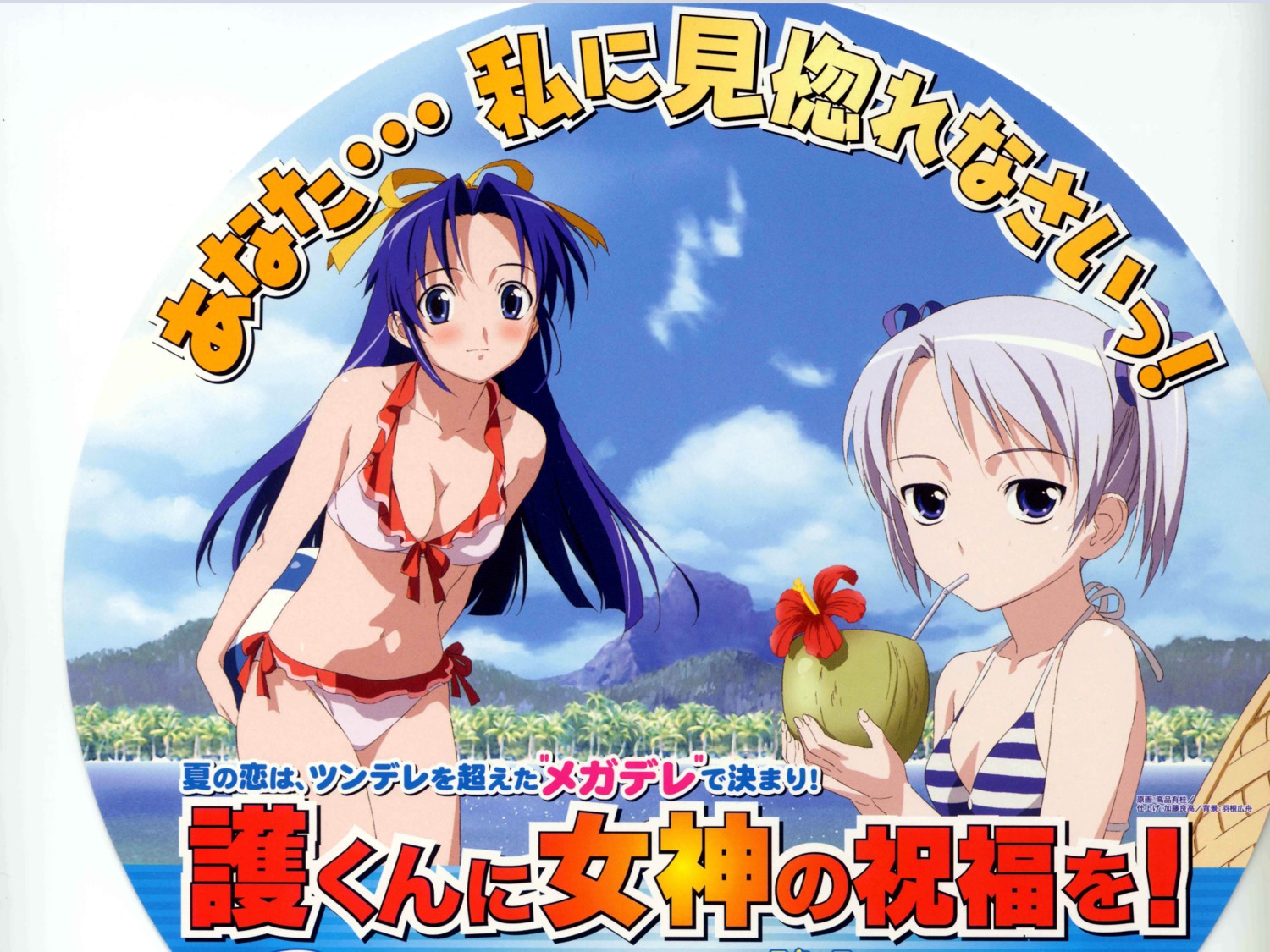 bikini, emelenzia_beatrix_rudiger, mamoru_kun_ni_megami_no_shukufuku_wo, swimsuits, takasu_ayako