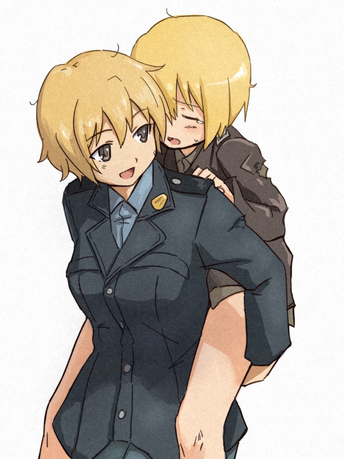 erica_hartmann, shiba_murashouji, strike_witches, waltrud_krupinski