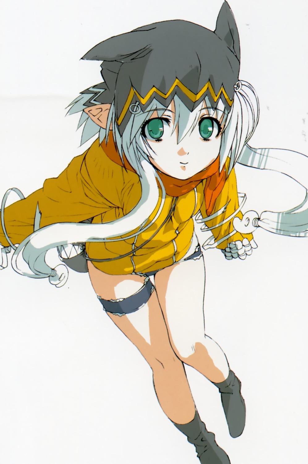 elf, jingai_makyou, kaze_no_ushiro_wo_ayumumono_(kazeko), niθ, pointy_ears