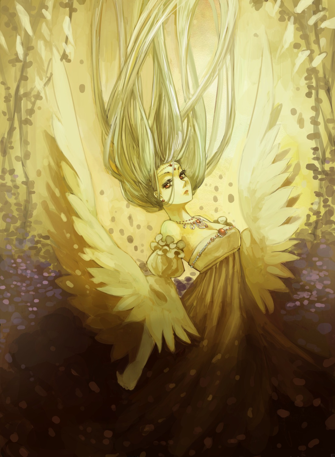 cleavage, dress, vetina, wings
