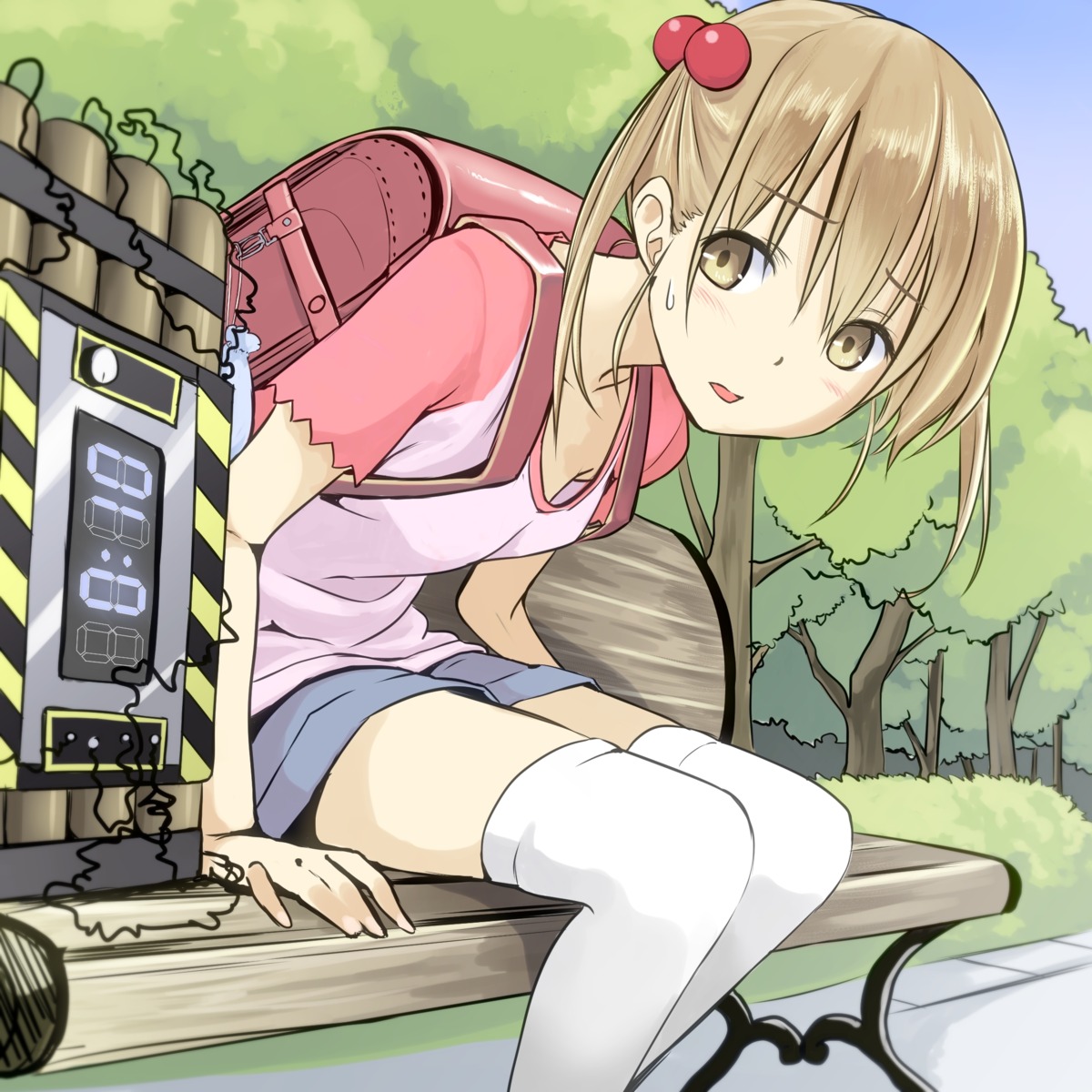 no_bra, thighhighs, yoropa