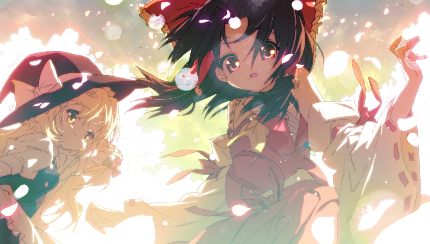 atsuki, hakurei_reimu, kirisame_marisa, touhou