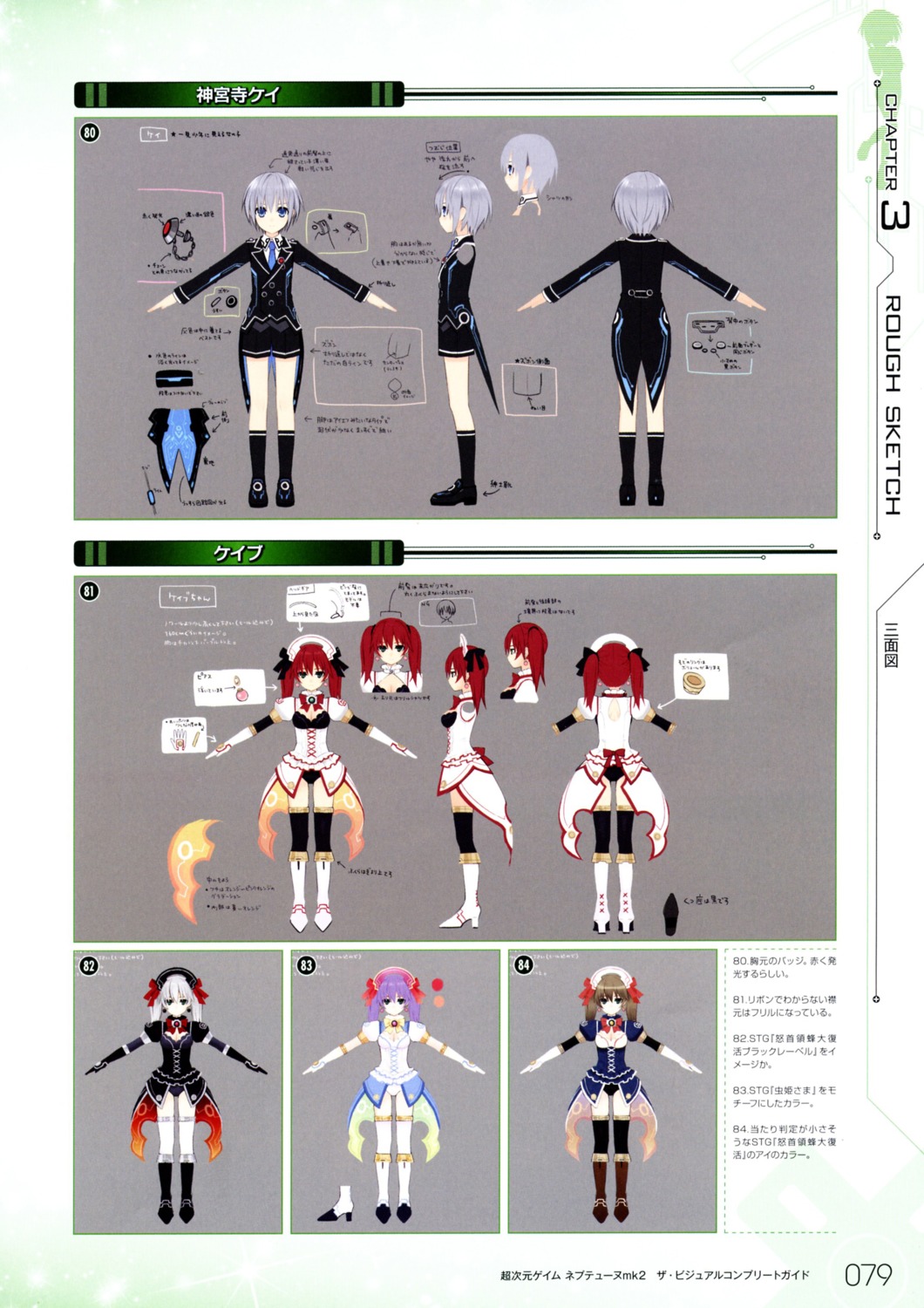 cave_(choujigen_game_neptune), character_design, choujigen_game_neptune, choujigen_game_neptune_mk2, jinguuji_kei, tsunako