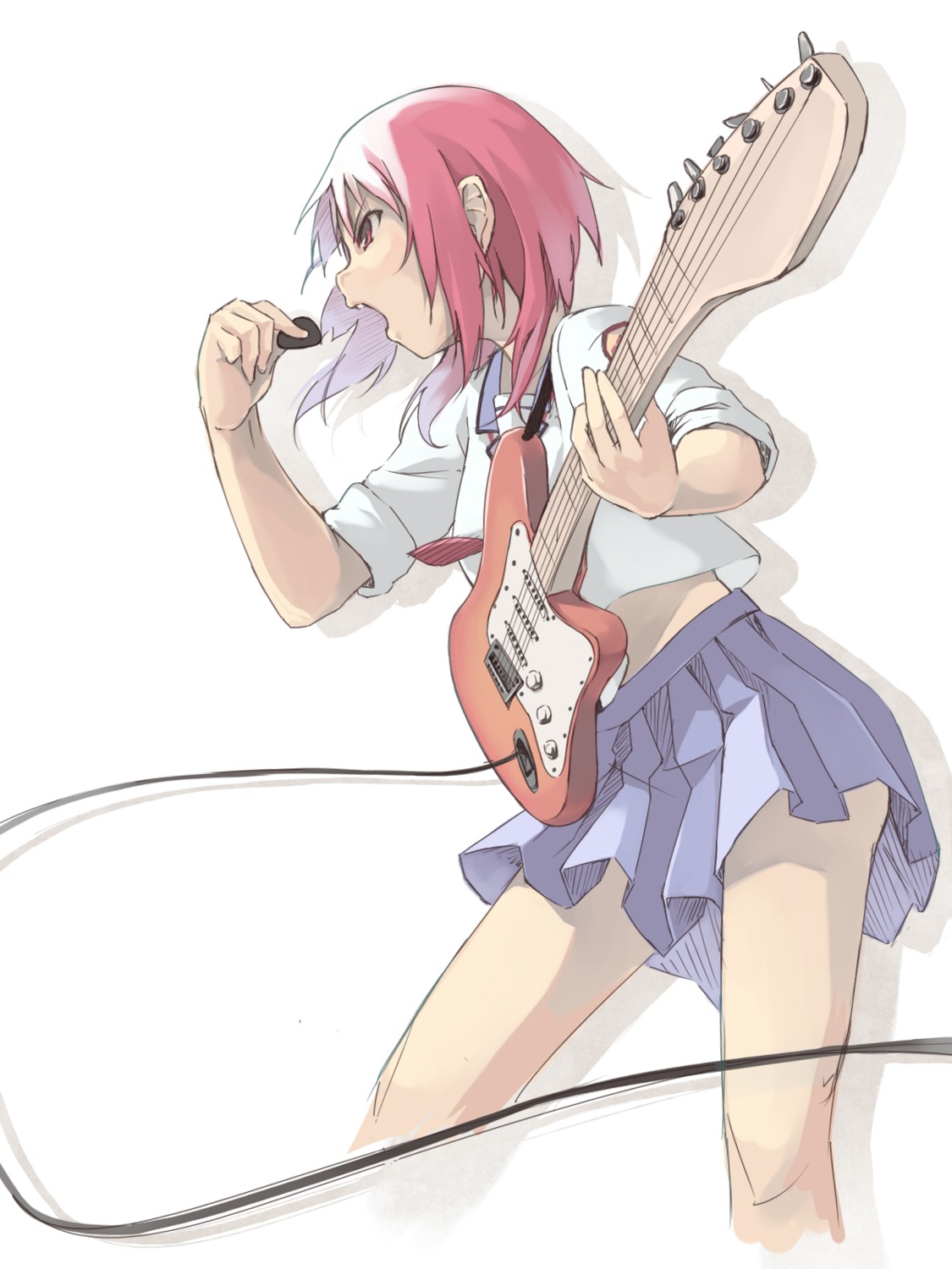 angel_beats!, foge, guitar, iwasawa_masami, seifuku
