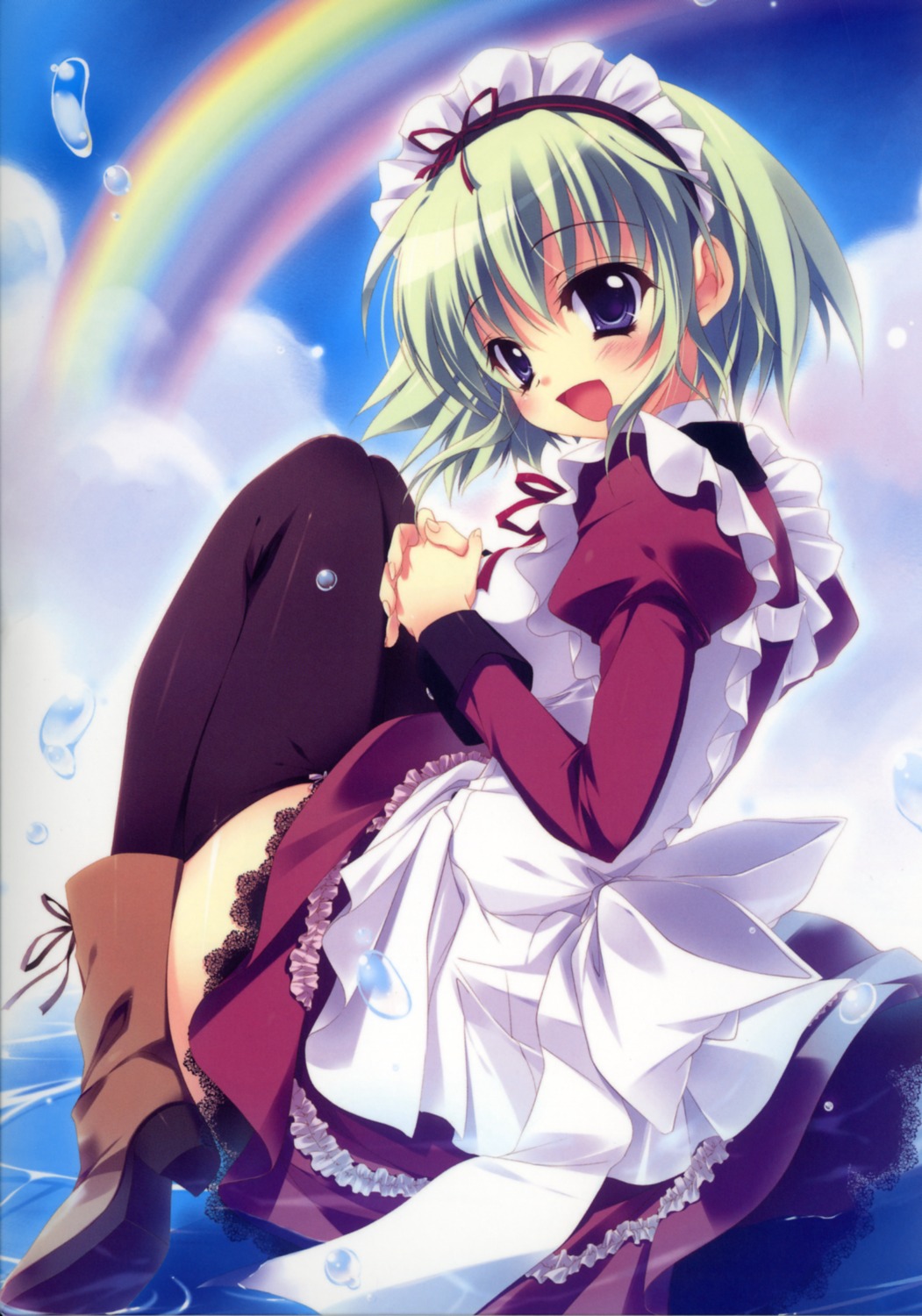 angelina_nanatsu_sewell, izumi_tsubasu, maid, mashiroiro_symphony, palette, thighhighs