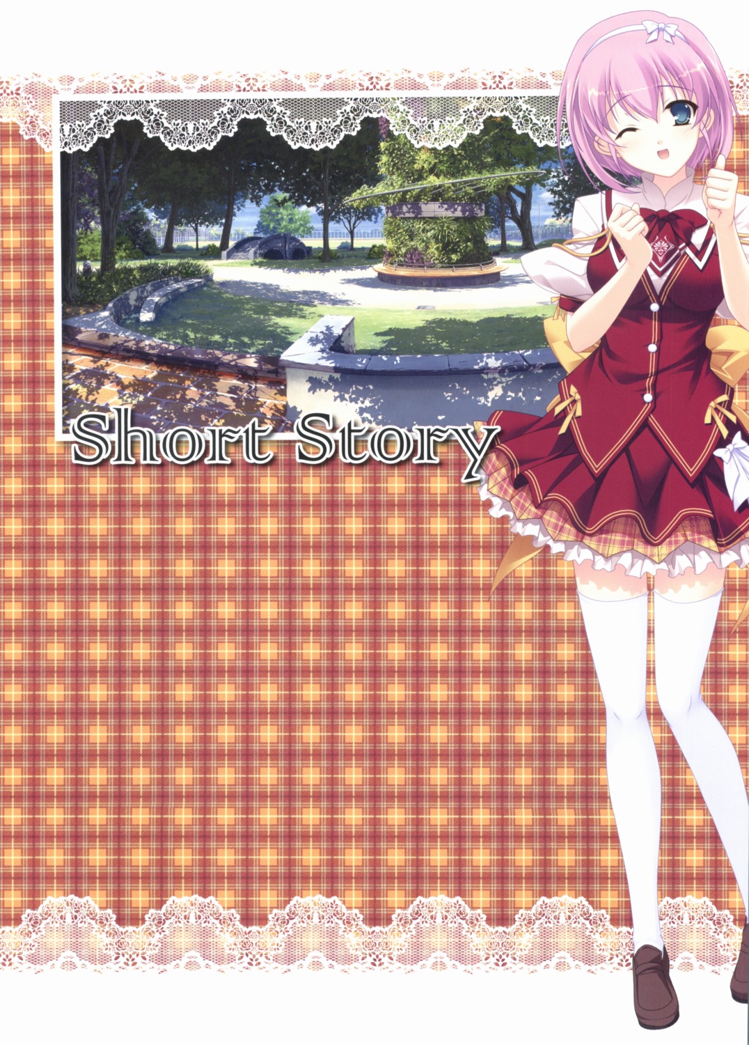 enatsu_ayame, kimi_wo_aogi_otome_wa_hime_ni, satou_satoru, screening, seifuku, thighhighs