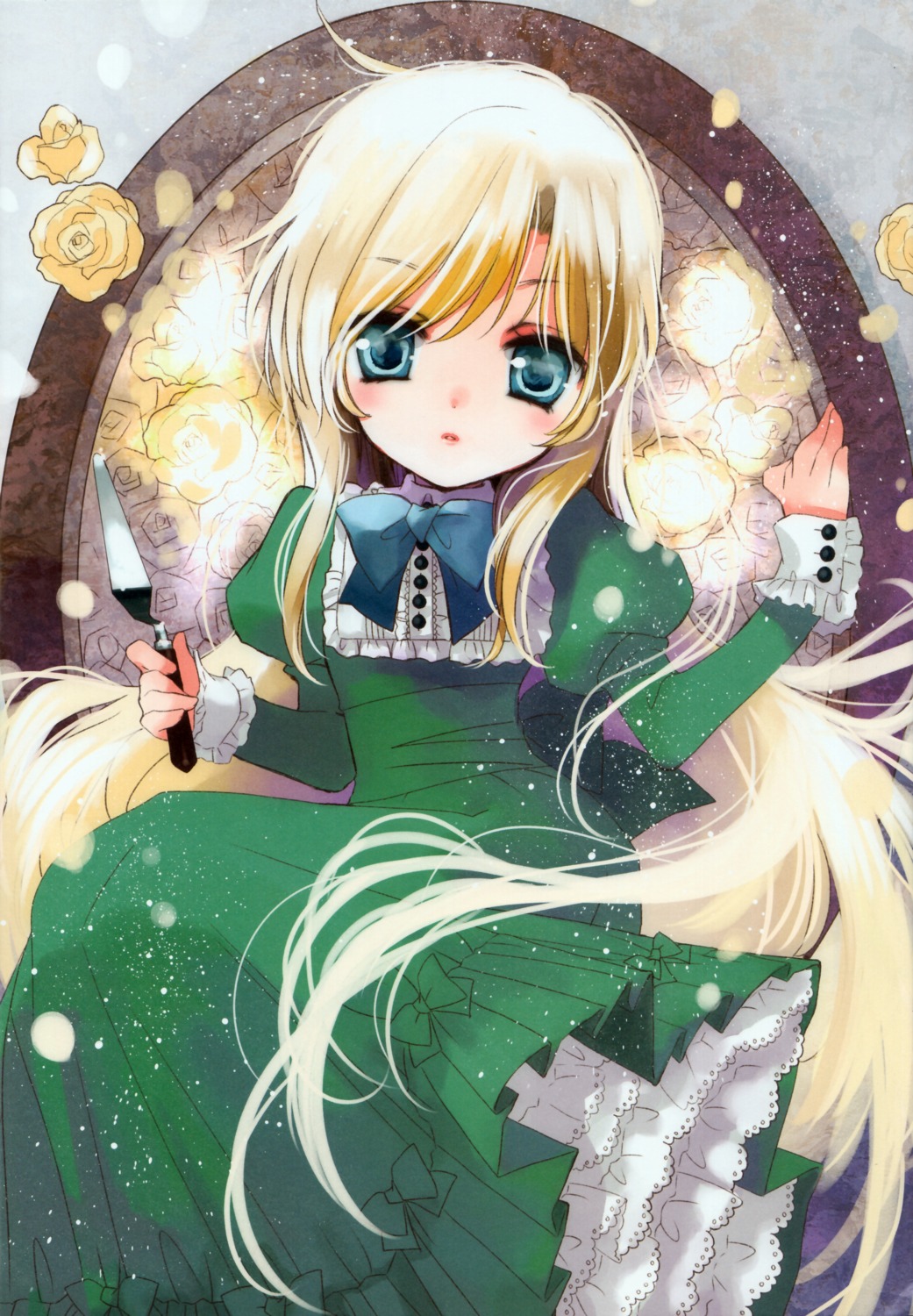 dress, hato_no_tamago, ib, mary_(ib), rami