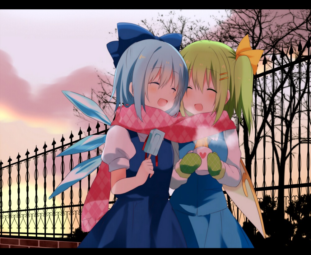 cirno, daiyousei, emyu, touhou