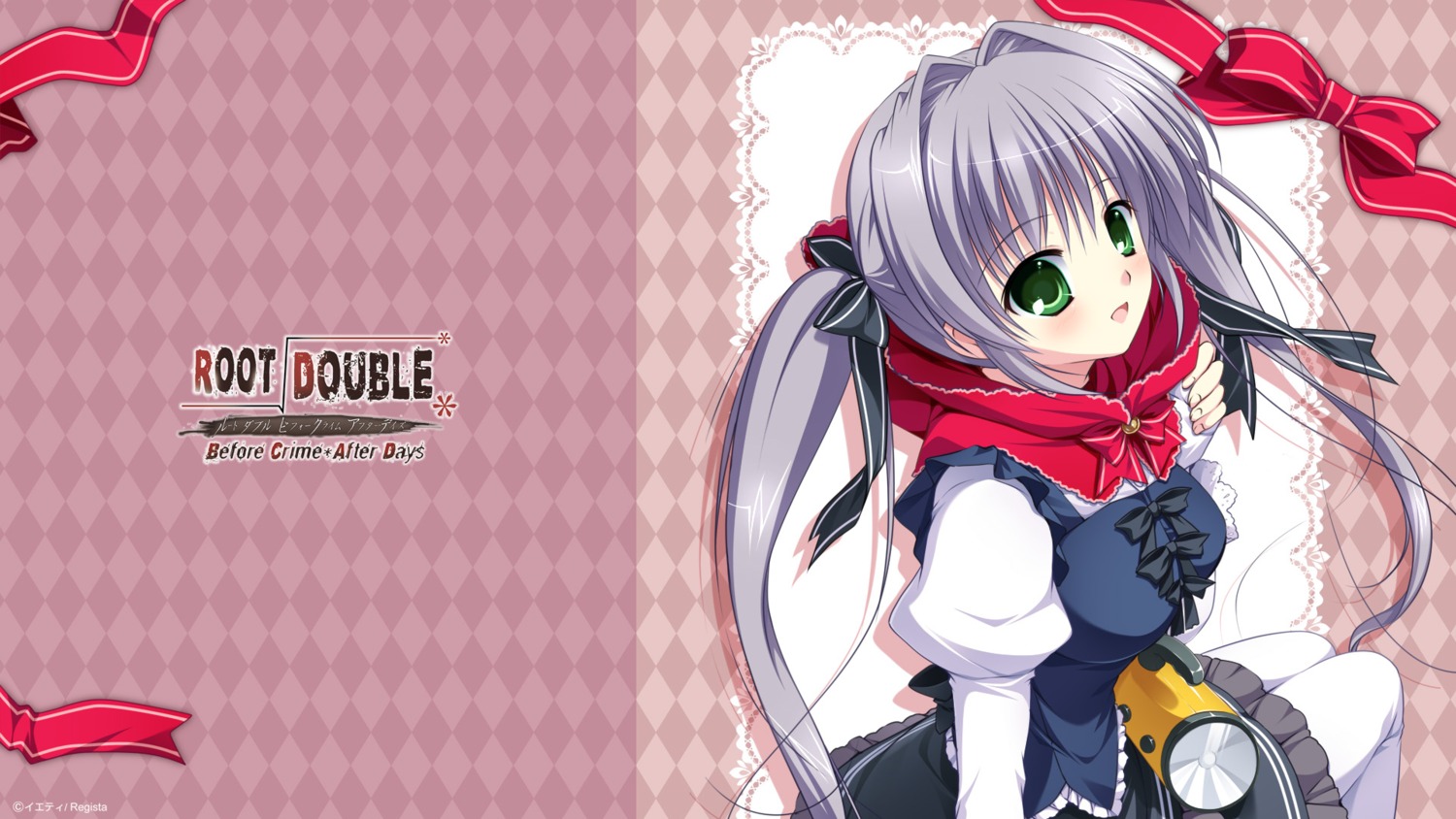 kotono_yuuri, mikeou, pantyhose, root√double_-before_crime＊after_days-, wallpaper, yeti