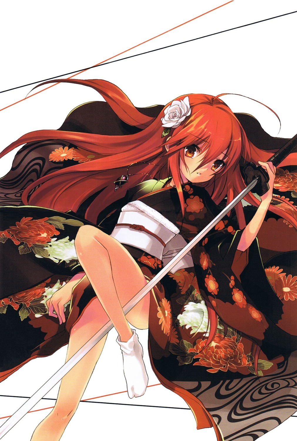 kimono, sasakura_ayato, shakugan_no_shana, shana, sword