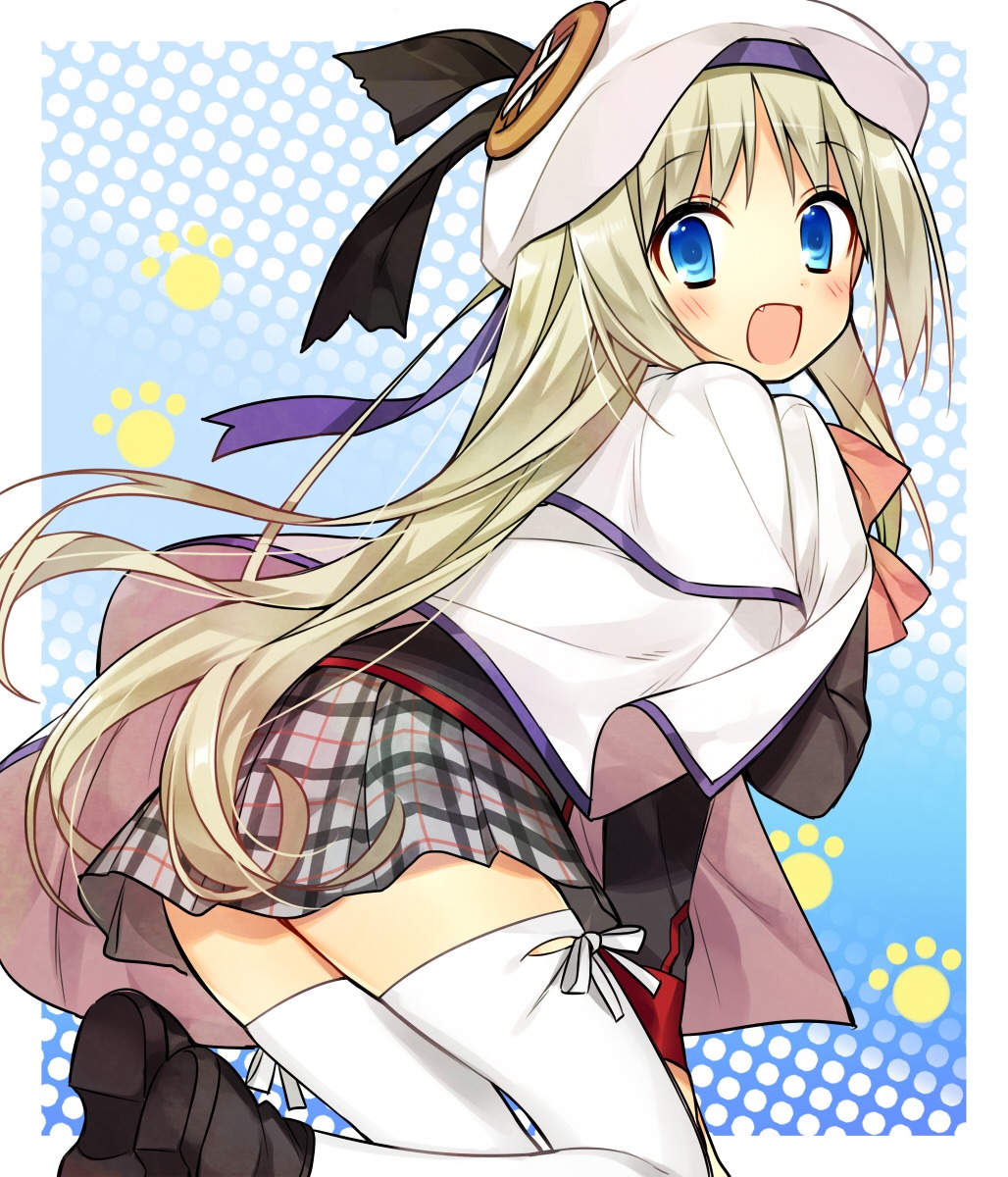 hanabana_tsubomi, little_busters!, noumi_kudryavka, seifuku, thighhighs