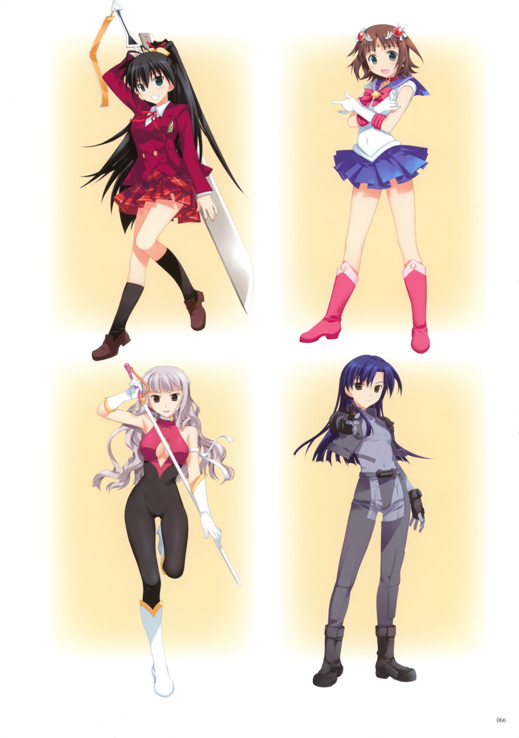 amami_haruka, bishoujo_senshi_sailor_moon, cosplay, cutie_honey, fujima_takuya, ganaha_hibiki, ghost_in_the_shell, kisaragi_chihaya, mahou_sensei_negima, seifuku, shijou_takane, the_idolm@ster, the_idolm@ster_break!
