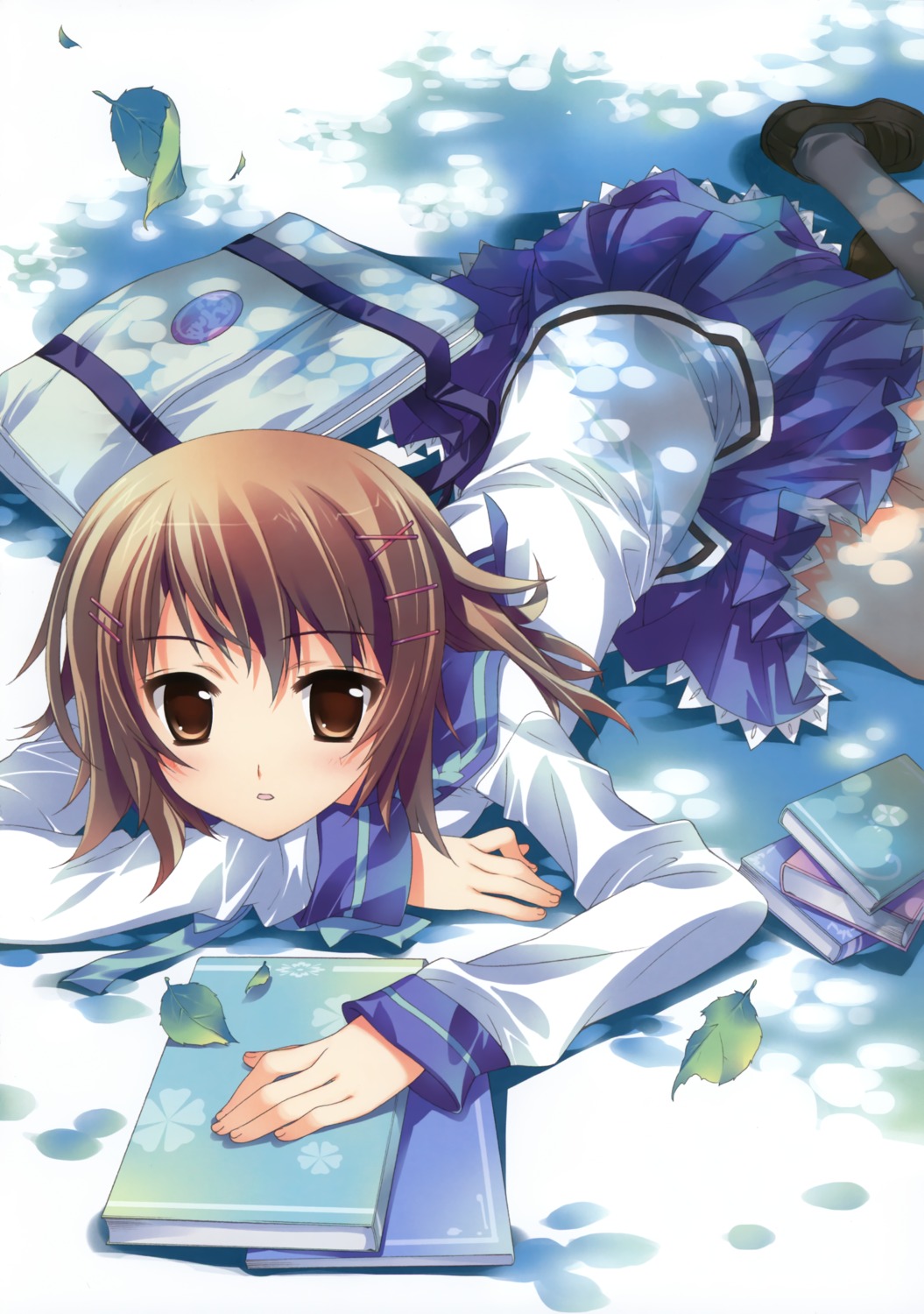 bungaku_shoujo, fujima_takuya, kotobuki_nanase, seifuku