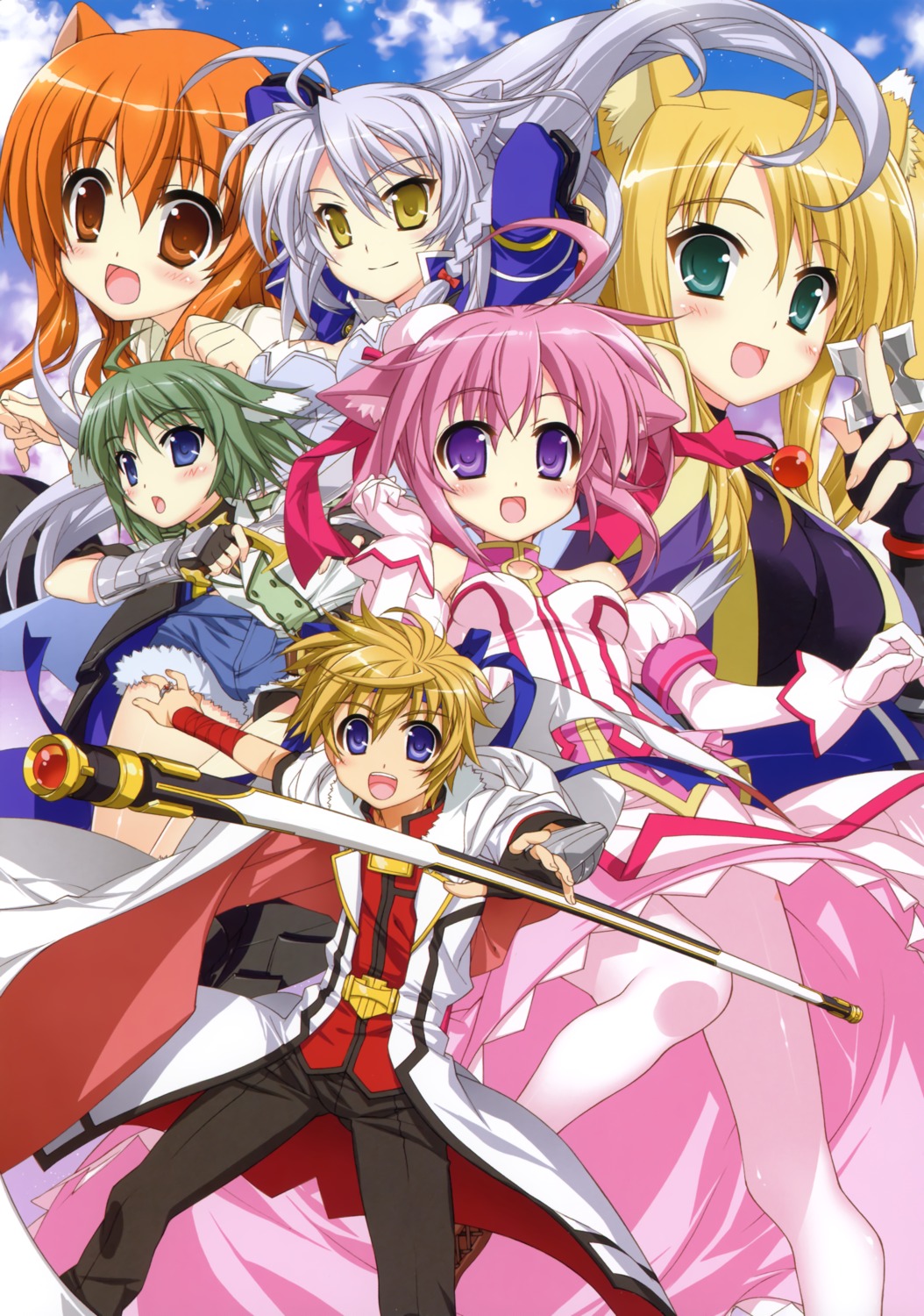 dog_days, eclair_martinozzi, fujima_takuya, kitsune, leonmitchelli_galette_des_rois, millhiore_f_biscotti, ricotta_elmar, shinku_izumi