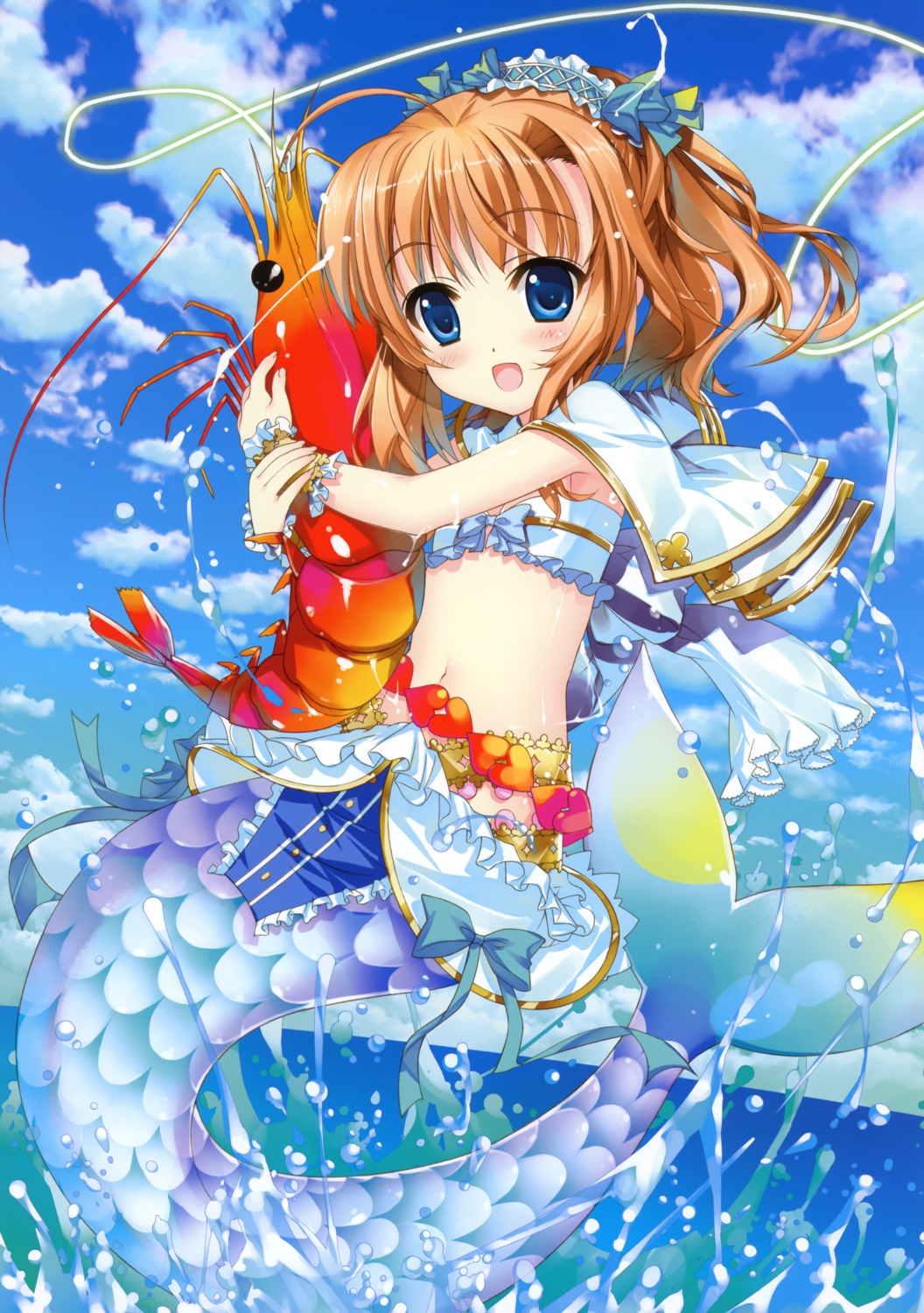 aquarian_age, fujima_takuya, mermaid, monster_girl, oannes