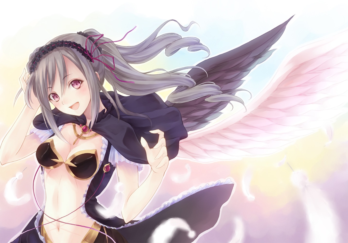 bikini_top, cleavage, kanzaki_ranko, minasato_hibiki, swimsuits, the_idolm@ster, the_idolm@ster_cinderella_girls