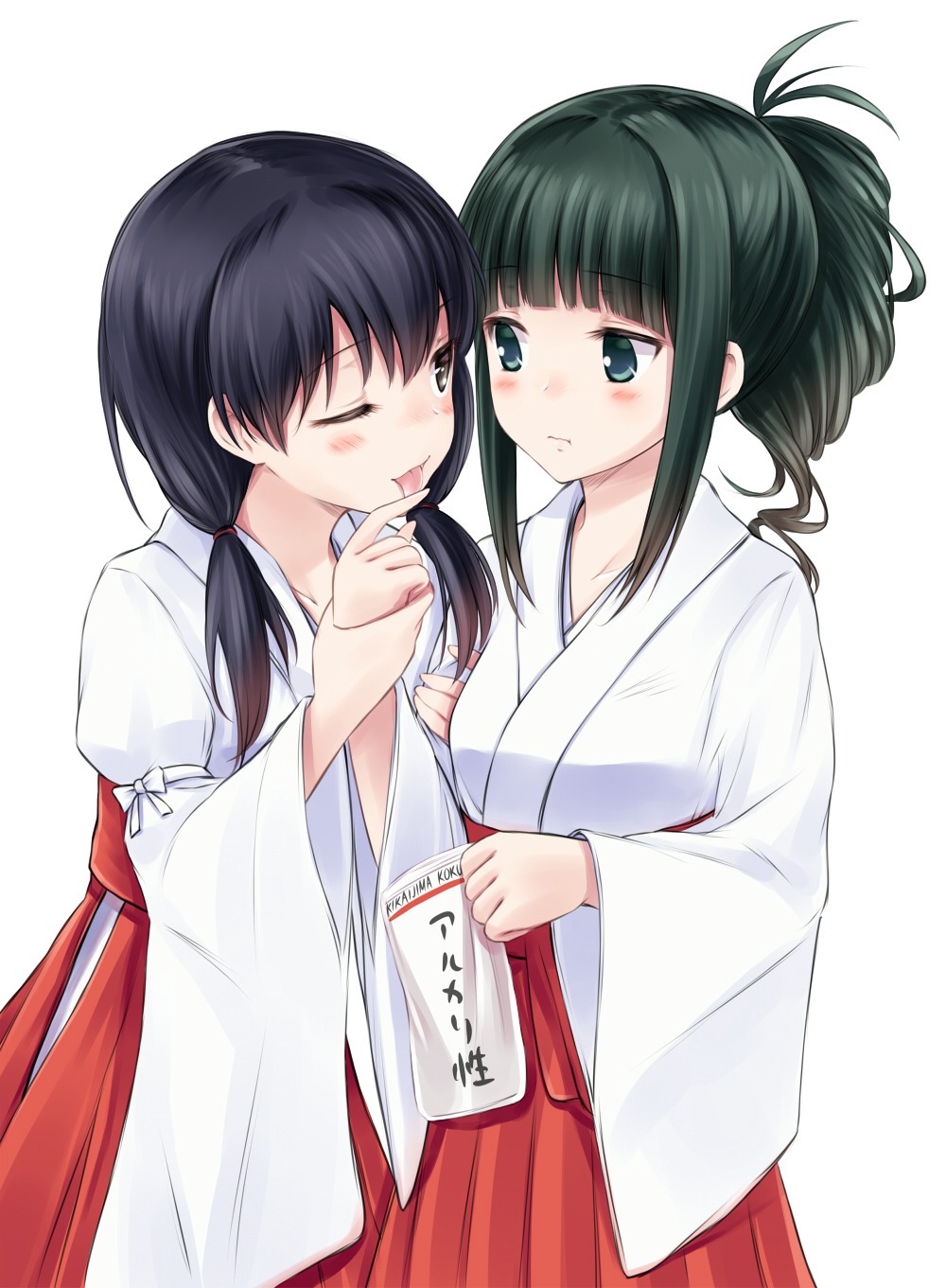 jindai_komaki, miko, saki, saki_achiga-hen, suzushiro_yukari, takimi_haru