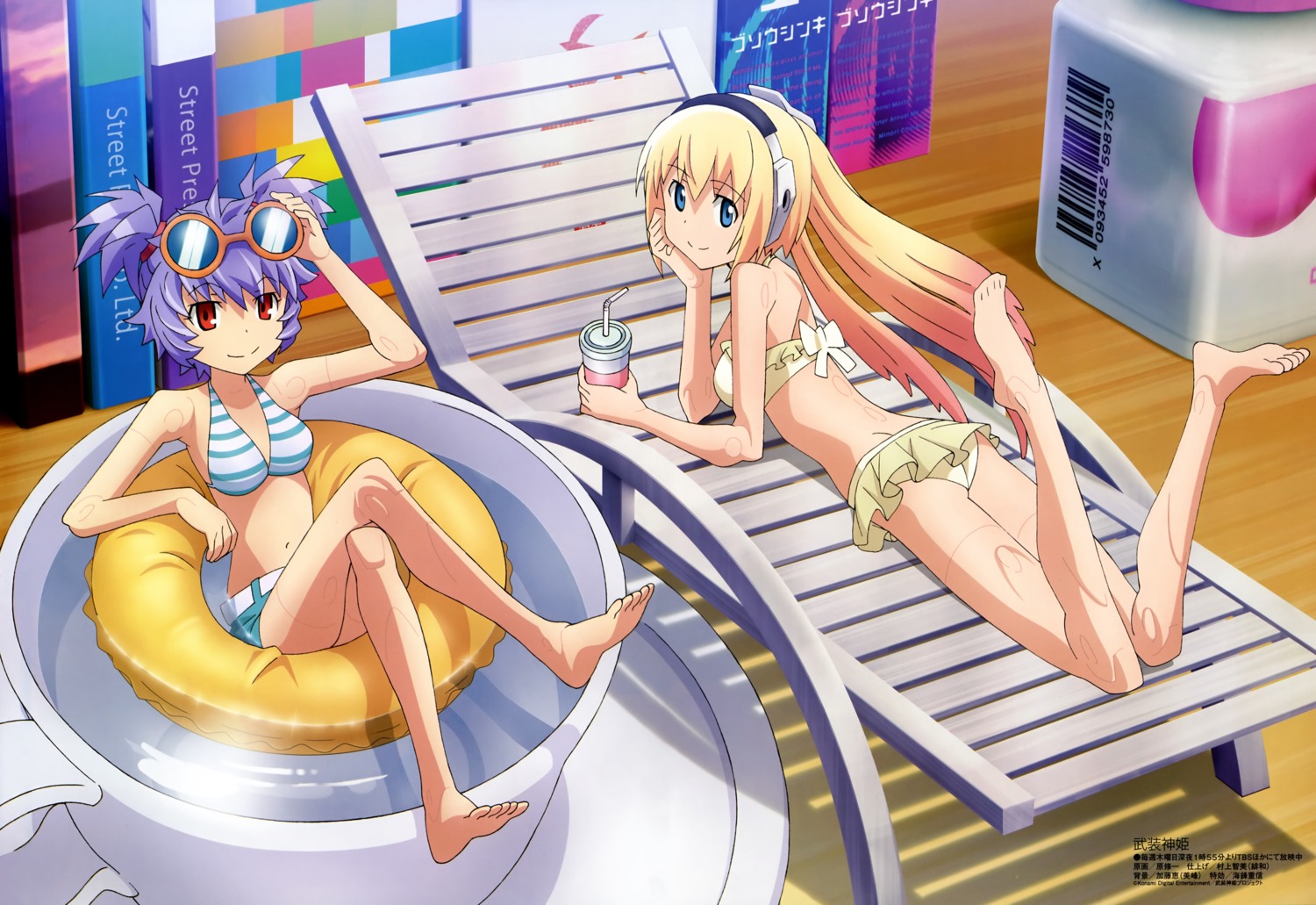 altines, ann_(busou_shinki), arnval, arnval_mk.2, bikini, busou_shinki, feet, hara_shuuichi