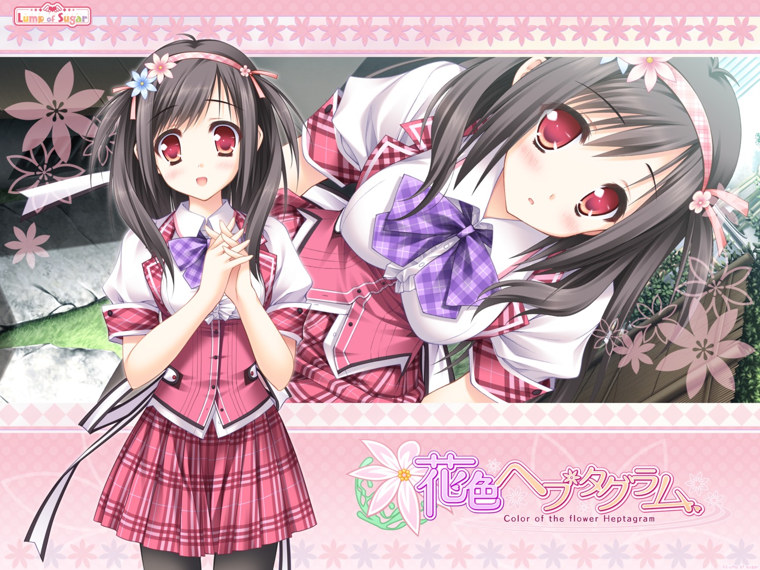 hanairo_heptagram, lump_of_sugar, moekibara_fumitake, pantyhose, seifuku, wakamura_izuki, wallpaper