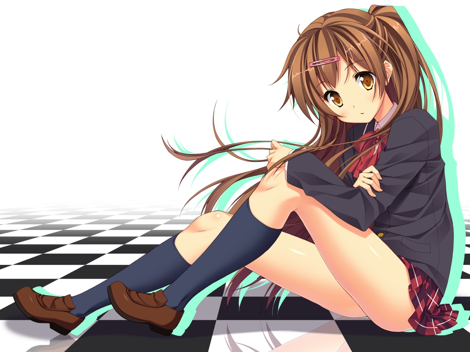 chuunibyou_demo_koi_ga_shitai!, hinata_nao, nibutani_shinka, seifuku, wallpaper