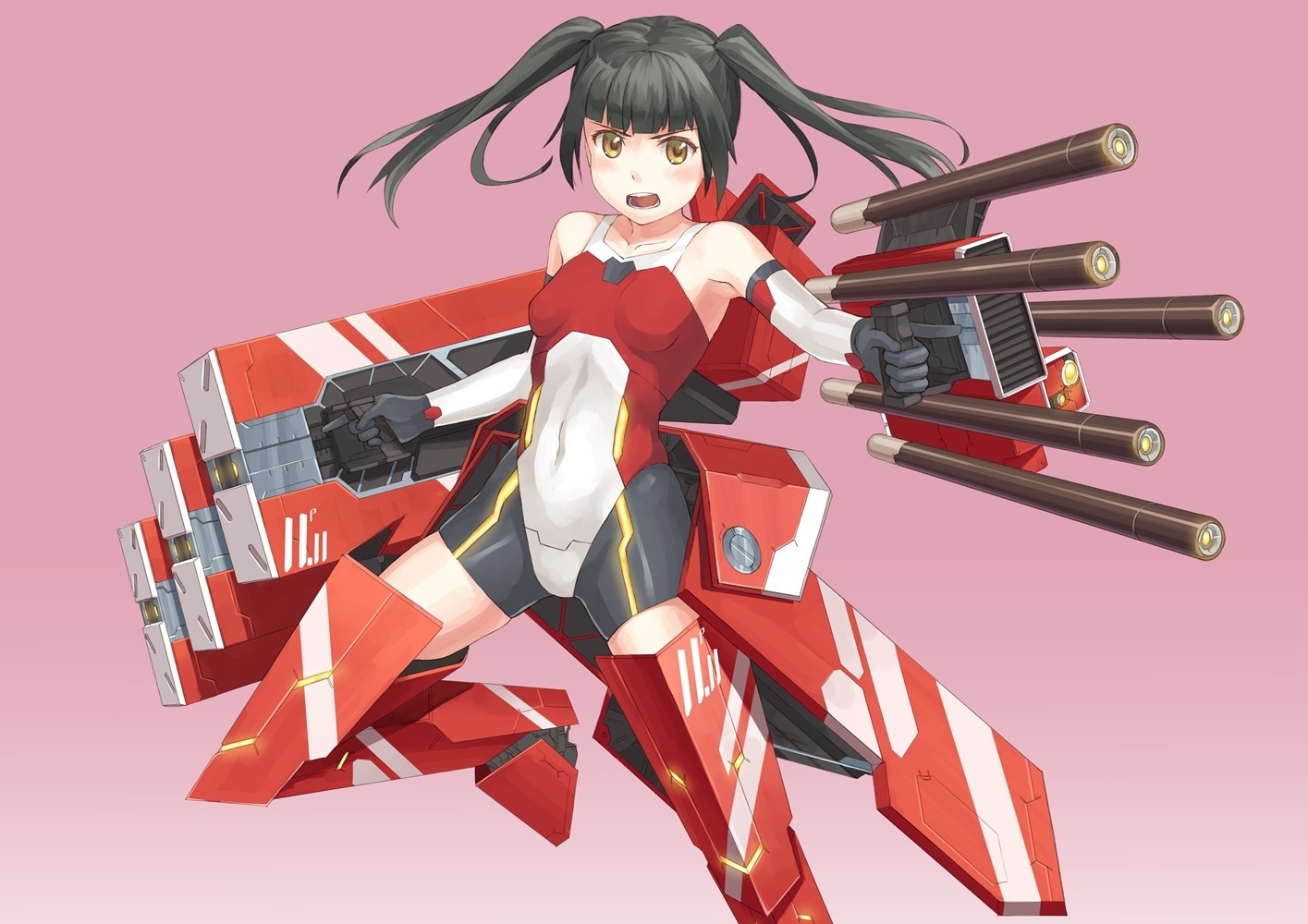 anthropomorphization, bodysuit, eichisu, mecha_musume