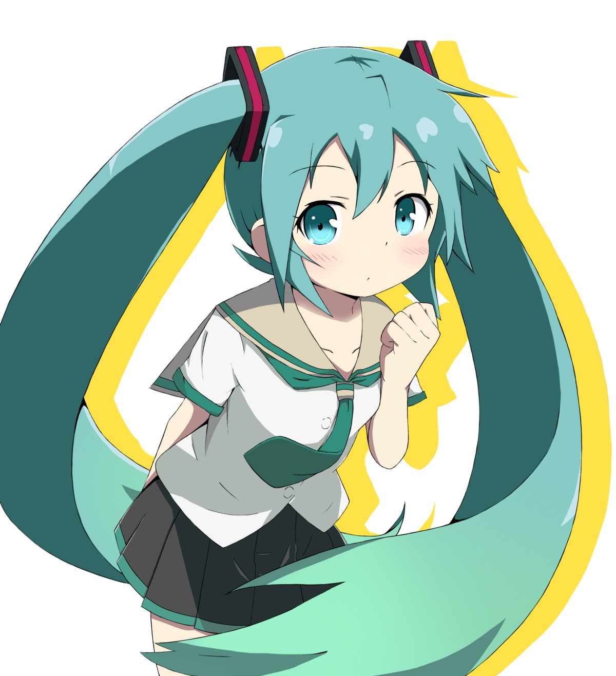 hatsune_miku, seifuku, tazaki_hayato, vocaloid
