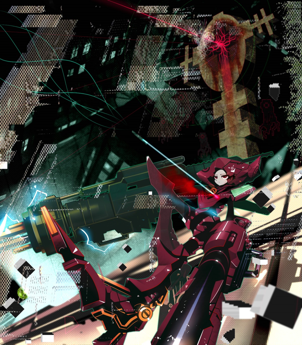 mecha_musume, mononoke_(empty)
