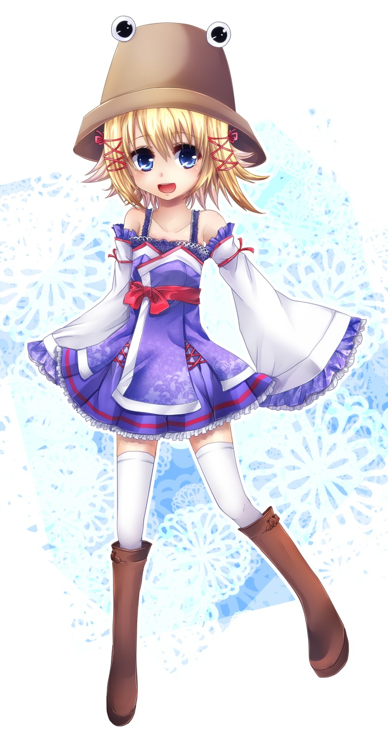 moriya_suwako, siyusiyu13, thighhighs, touhou