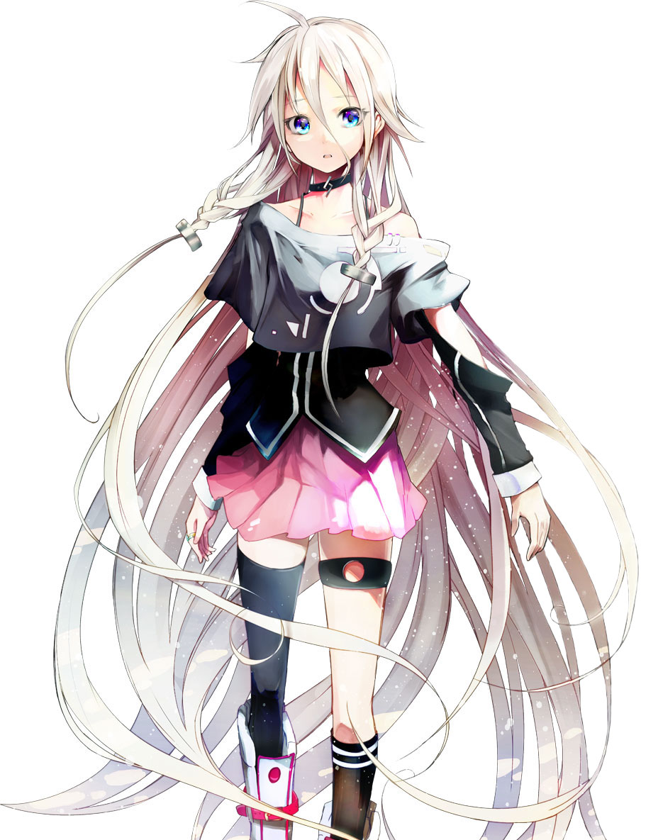 akasaka_aka, garter, ia_(vocaloid), thighhighs, vocaloid