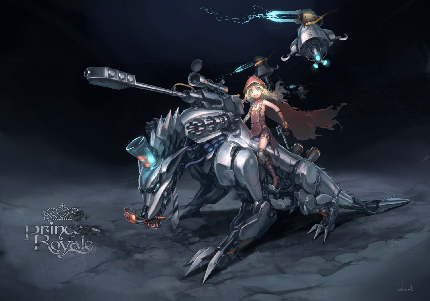 gun, mecha, observerz, princess_royale