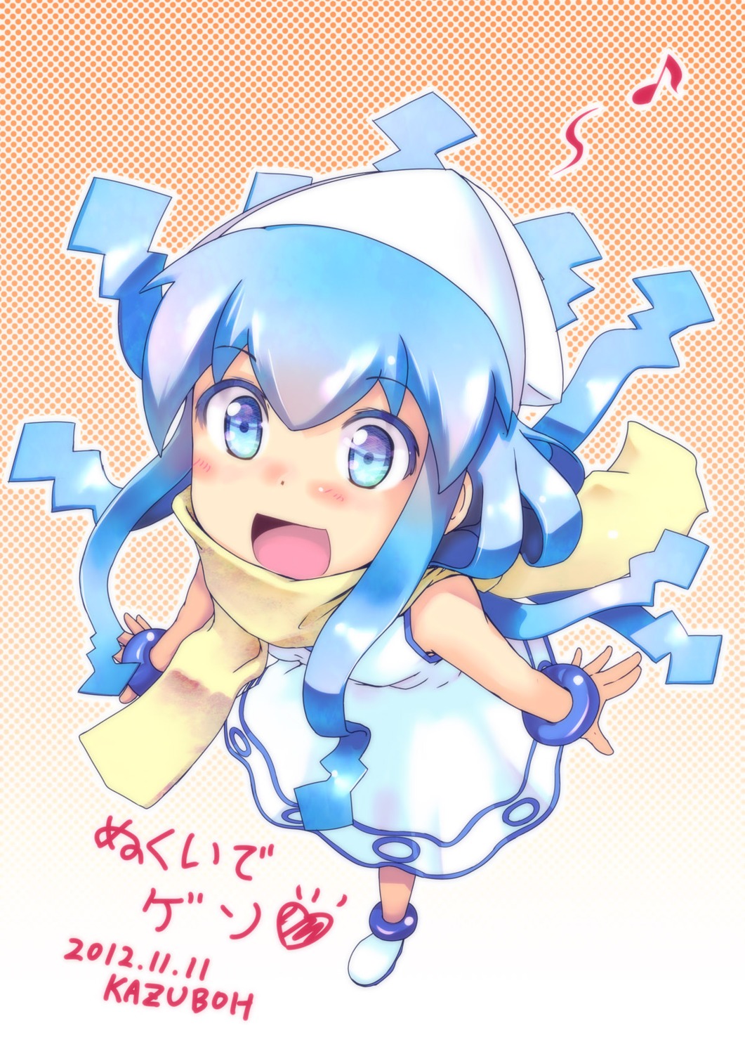 ikamusume, kazuboh, shinryaku!_ikamusume